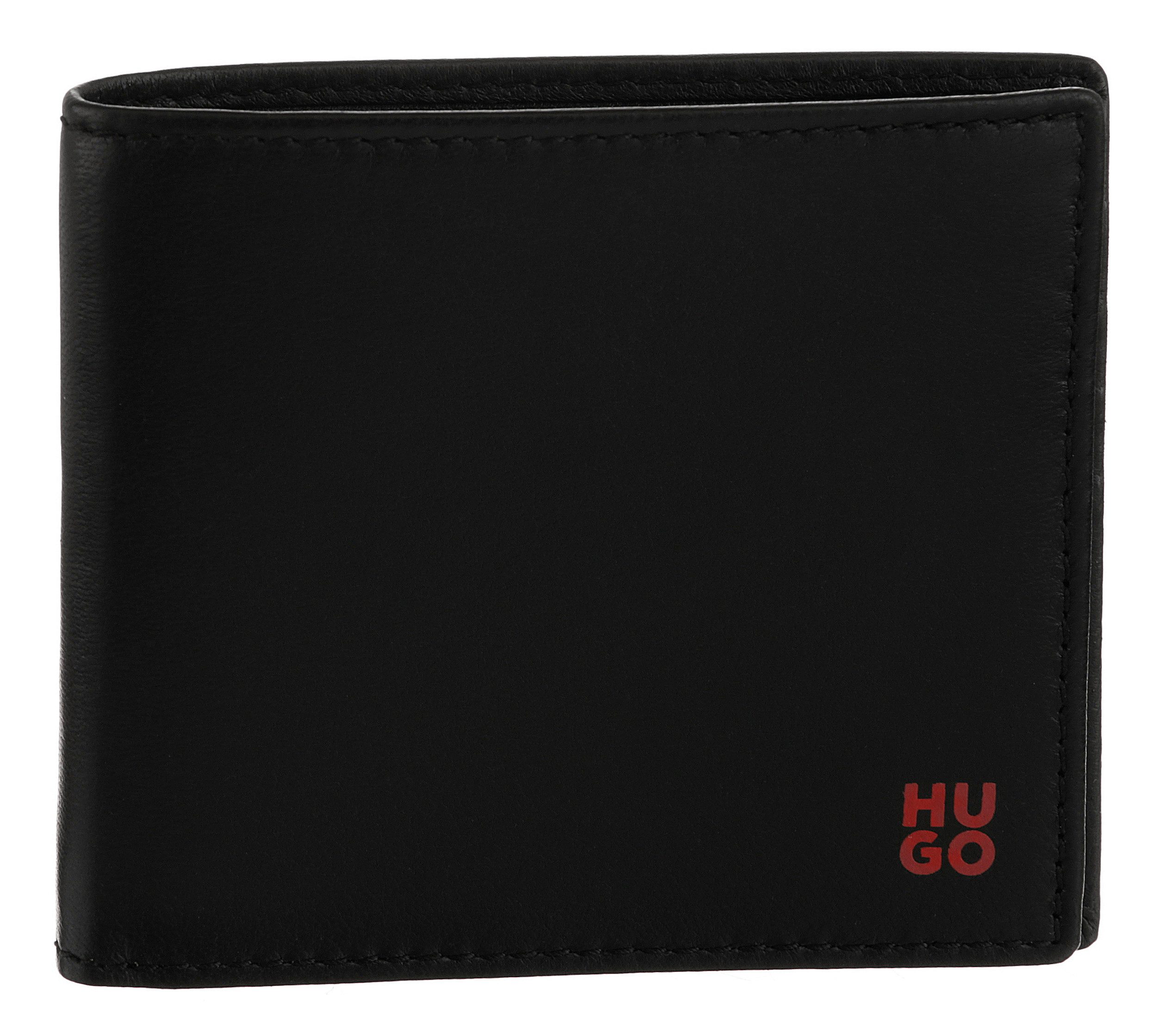 HUGO Geldbörse Tibby_8 cc, Wallet, Geldbeutel, zertifiziertes Leder (Leather Working Group)