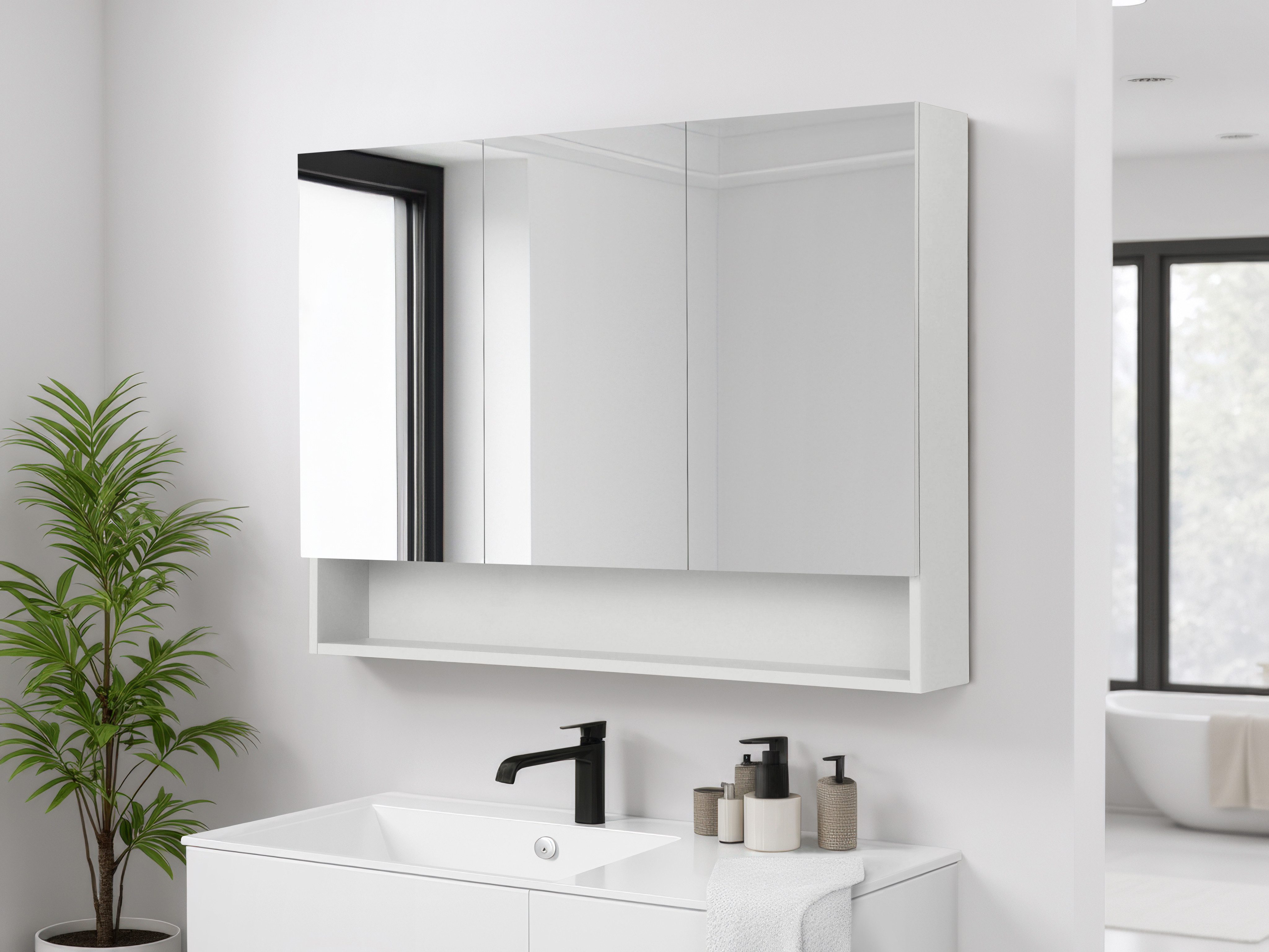 welltime Spiegelschrank Florenz 2 Türen günstig online kaufen