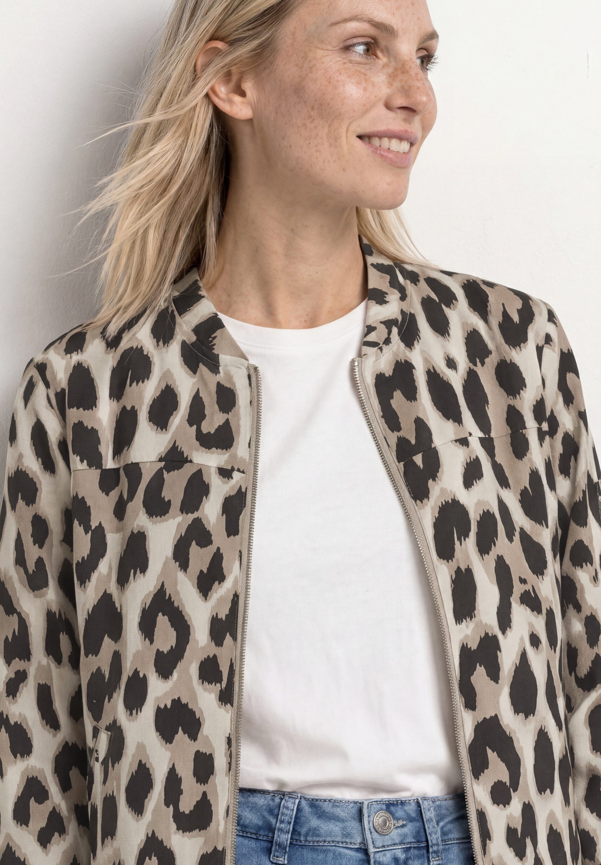 STREET ONE Blouson aus softem Materialmix