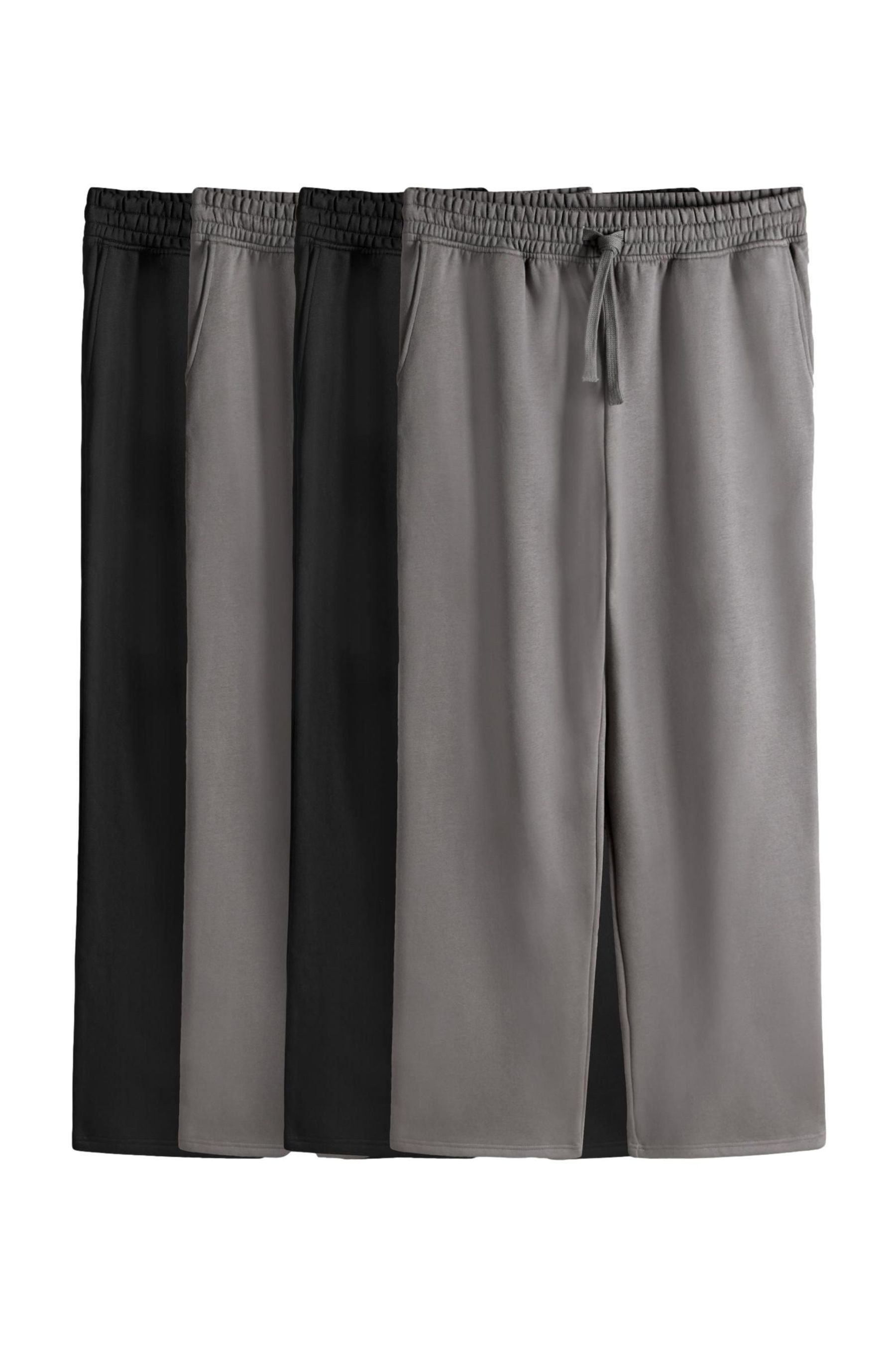 Jogginghose The Set Sporthosen mit weitem Bein, 4er-Pack