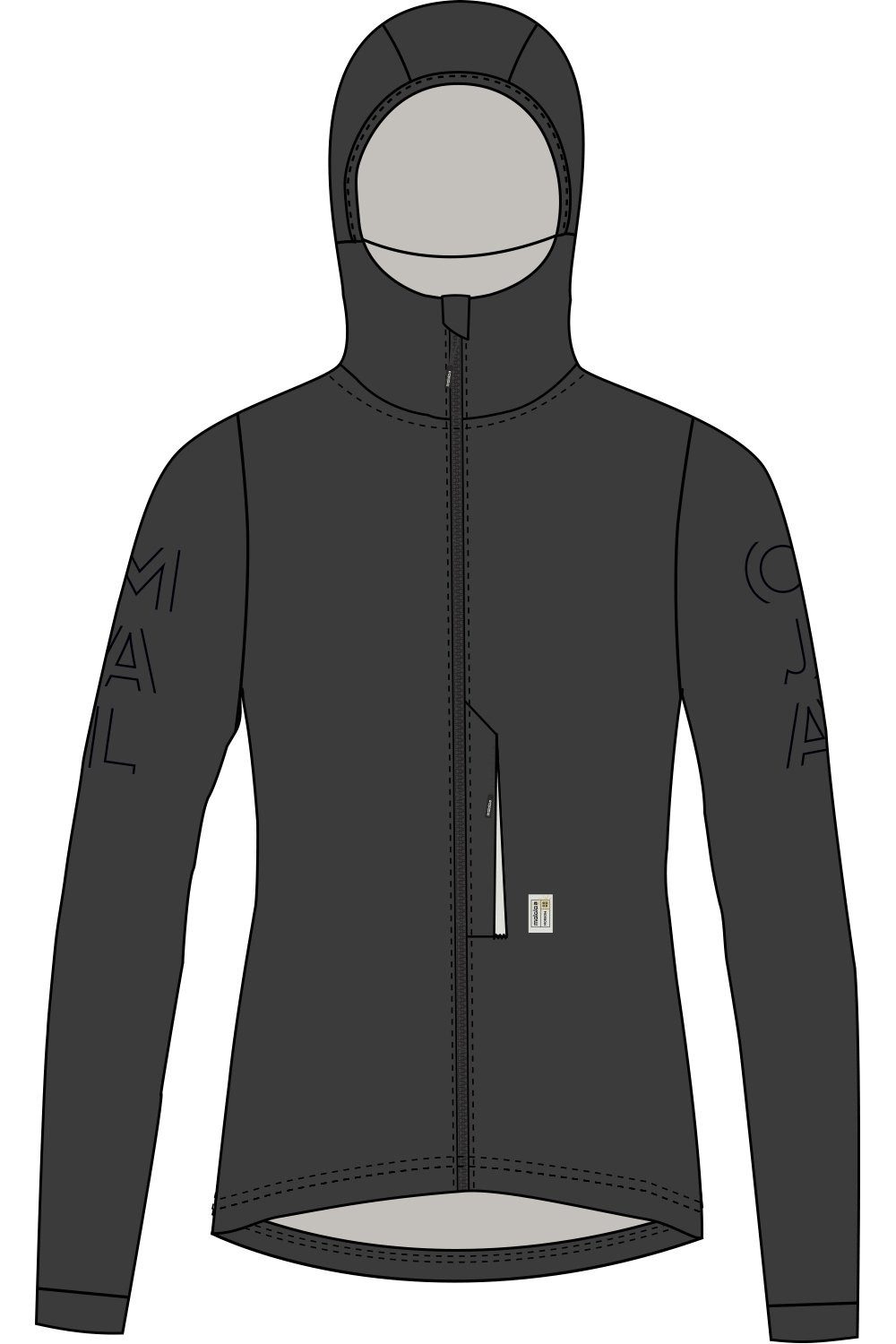 Maloja Softshelljacke SennesM Nordic Hybrid (winddicht) schwarz Damen