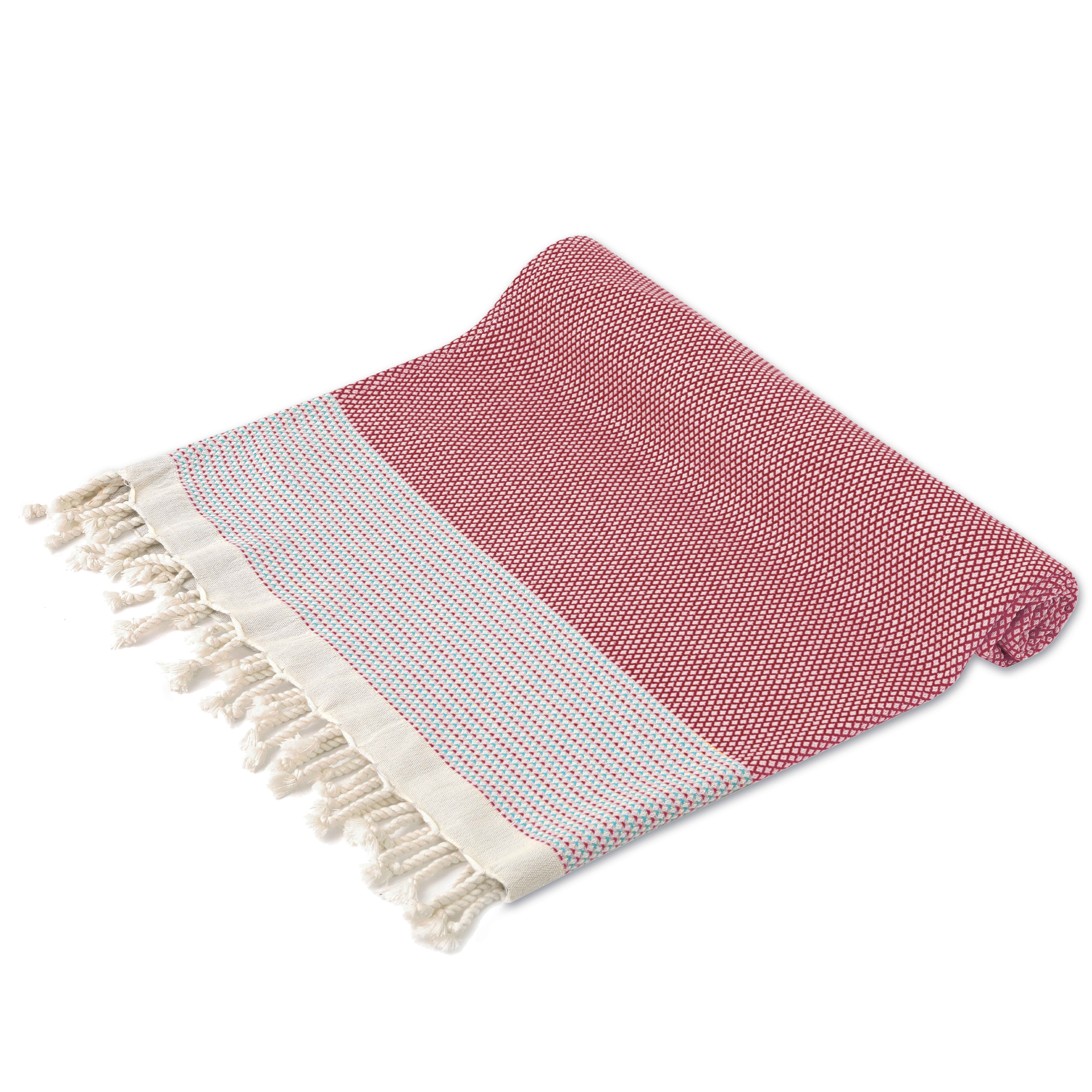 Turquoise Home Strandtuch Breeza XXL Strandtucher 100 x 200 cm 100% Baumwol günstig online kaufen