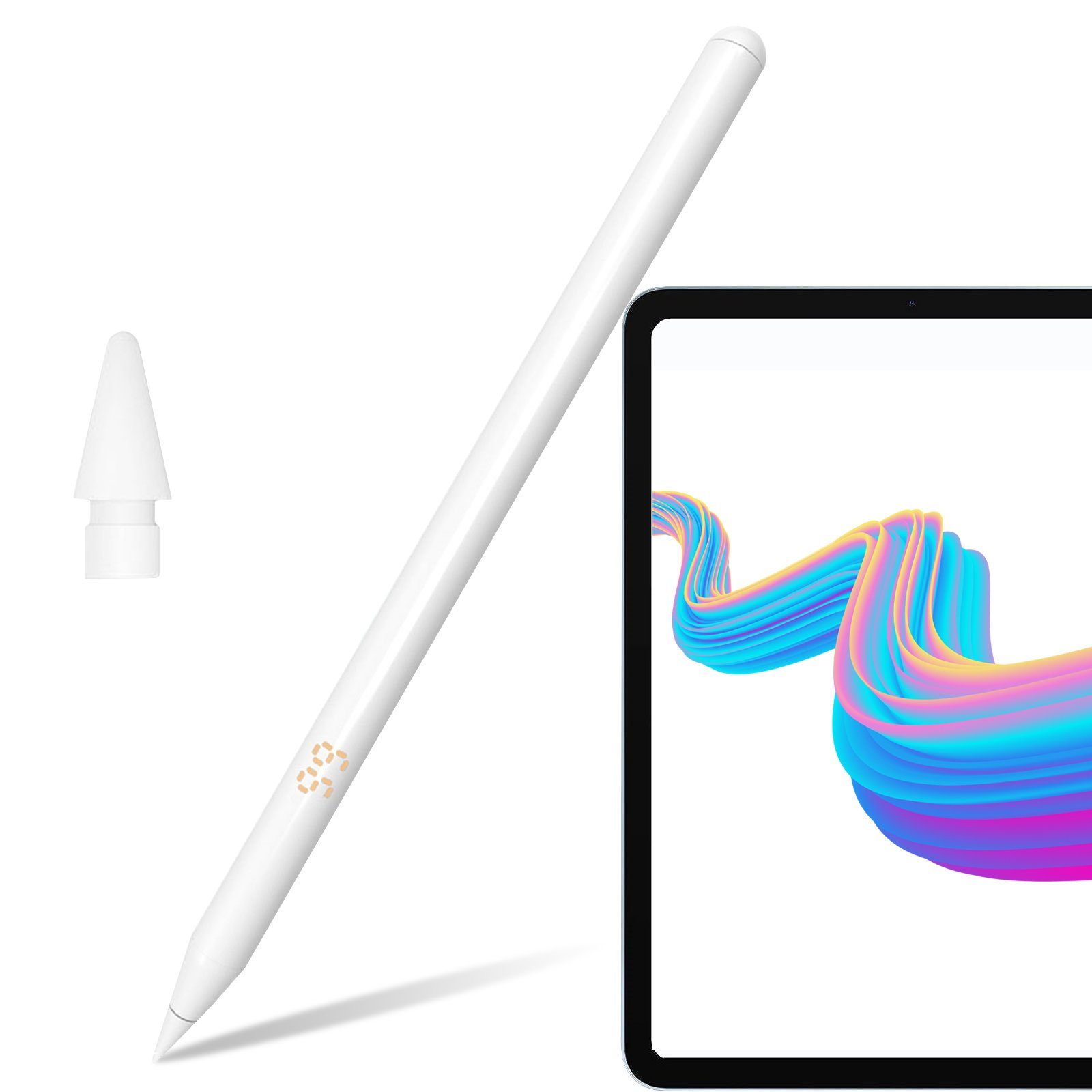 Aoucheni Eingabestift Stylus Pen, mit iPad 2018-2022,Palm Rejection,  Magnetisch, Sensibel