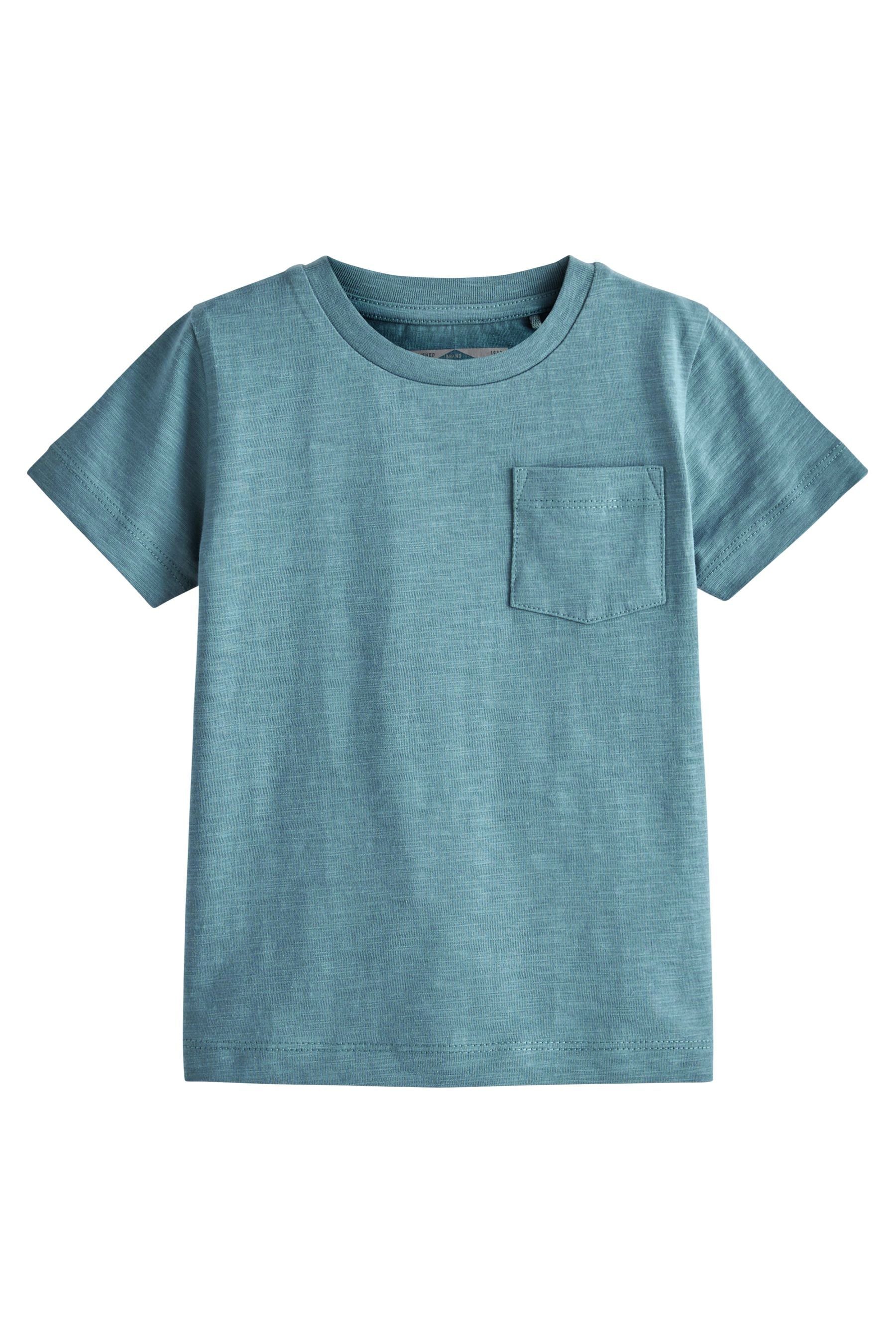 Next T-Shirt T-Shirt (1-tlg) Mid Denim Blue