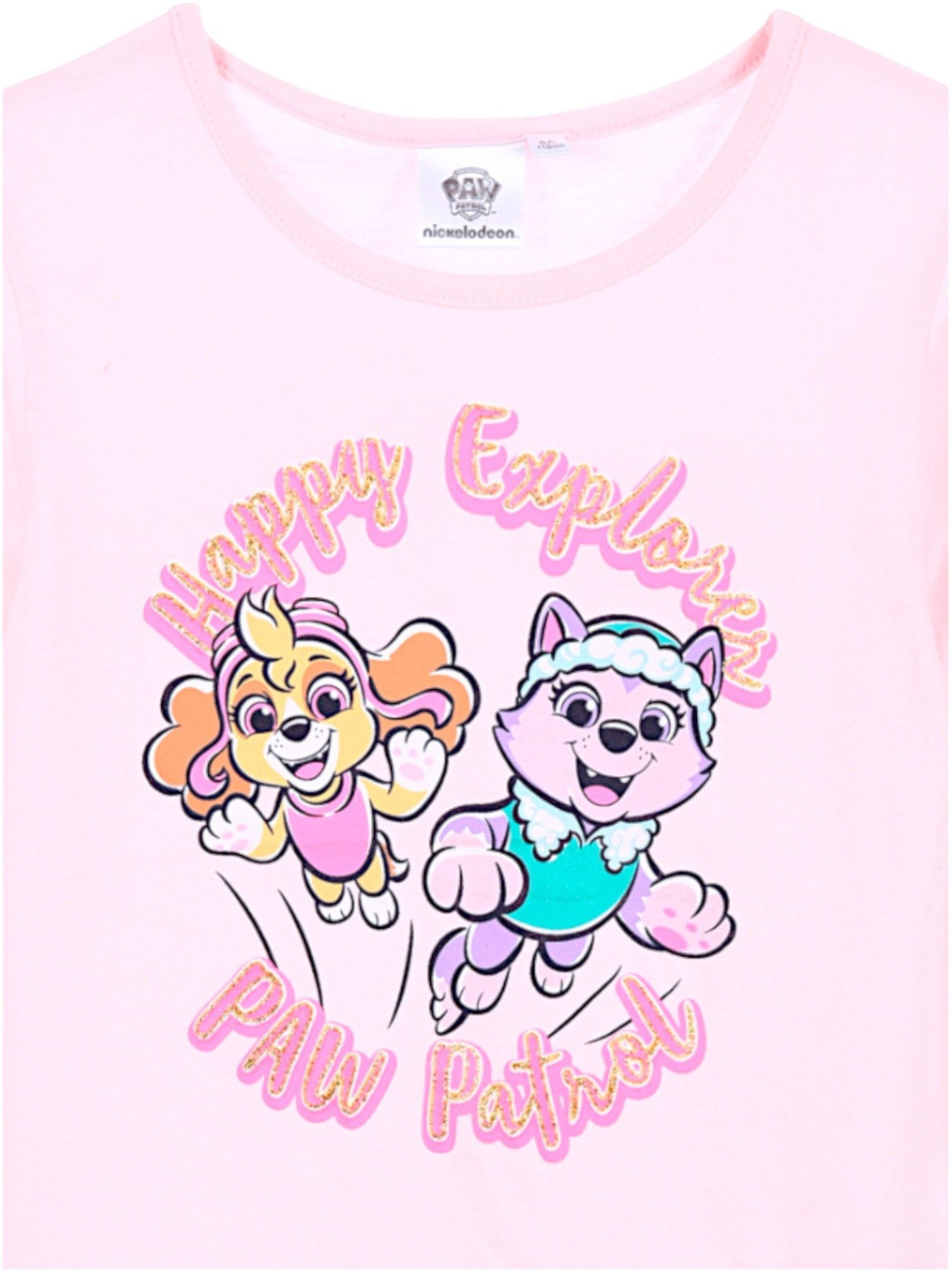 PAW PATROL Langarmshirt Skye & Everest Mädchen Shirt aus Baumwolle Gr. 98 - 116 cm