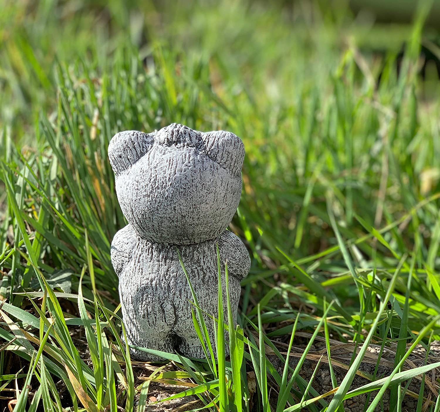 Teddy and Gartenfigur Bob Style Stone Steinfigur