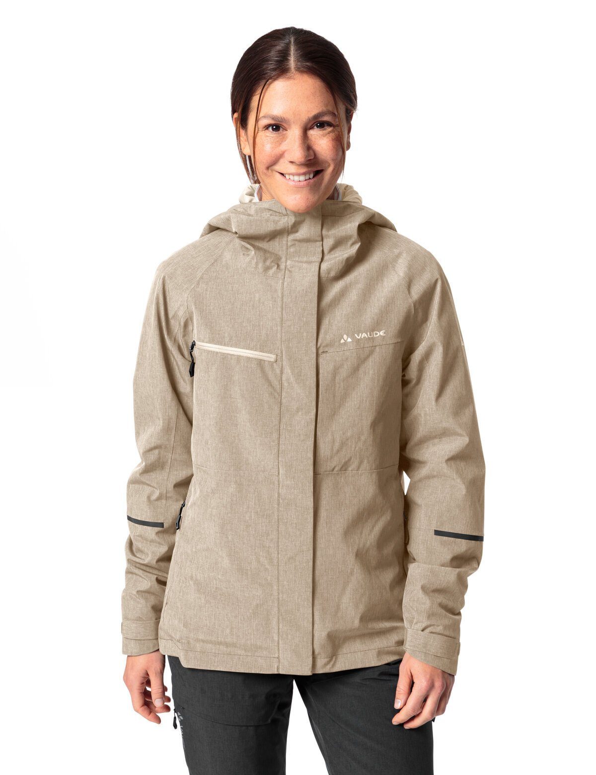 VAUDE Outdoorjacke Women's kompensiert Jacket Klimaneutral (1-St) Rain Yaras Warm linen
