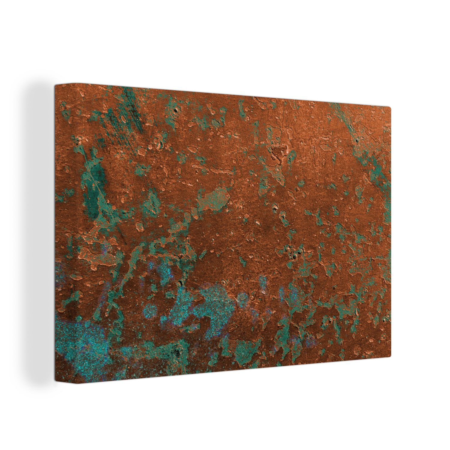 OneMillionCanvasses® Leinwandbild Metall - Rost - günstig online kaufen