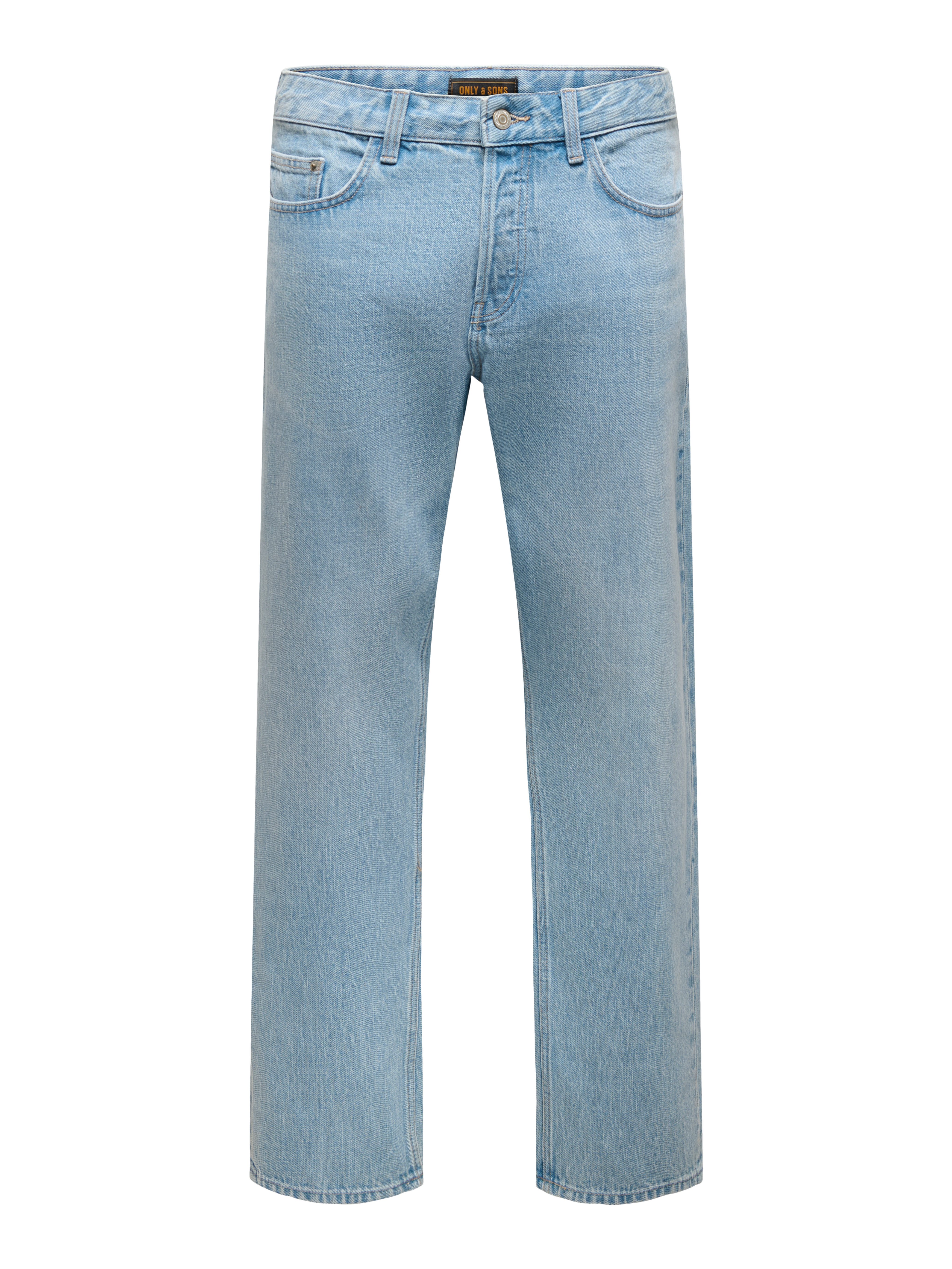 ONLY & SONS Straight-Jeans ONSEDGE STRAIGHT DNM Baumwolle, straight fit – Bild 4 von 5