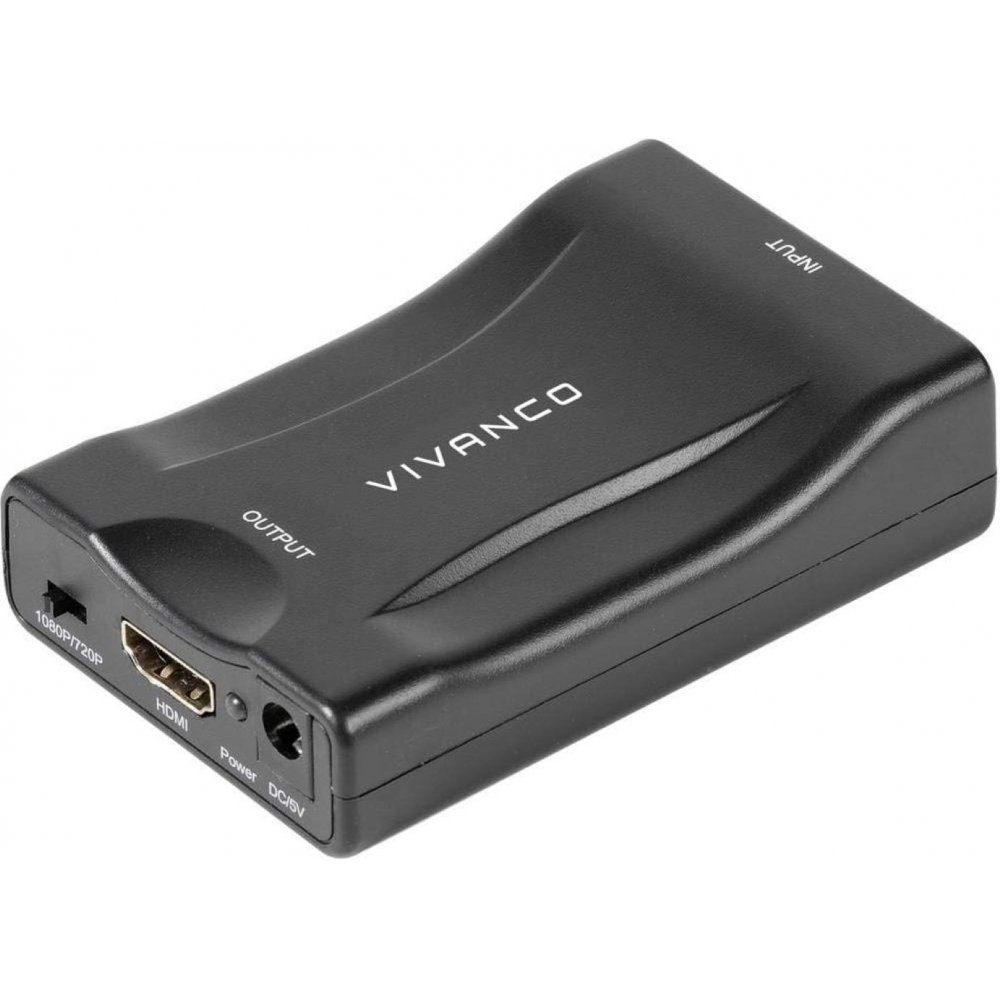 Vivanco 47173 - HDMI Konverter - schwarz HDMI-Adapter