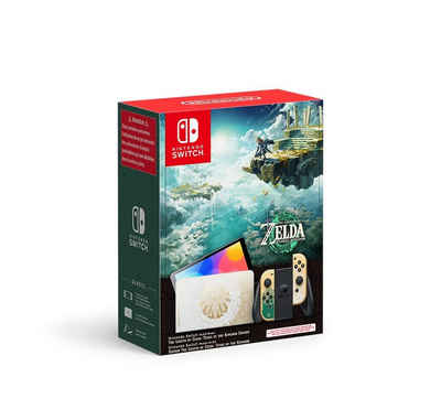 Nintendo Switch OLED Konsole - The Legend Of Zelda: Tears Of The Kingdom Edition (inkl. Joy-Con), Handheld Spielekonsole - Limited Edition