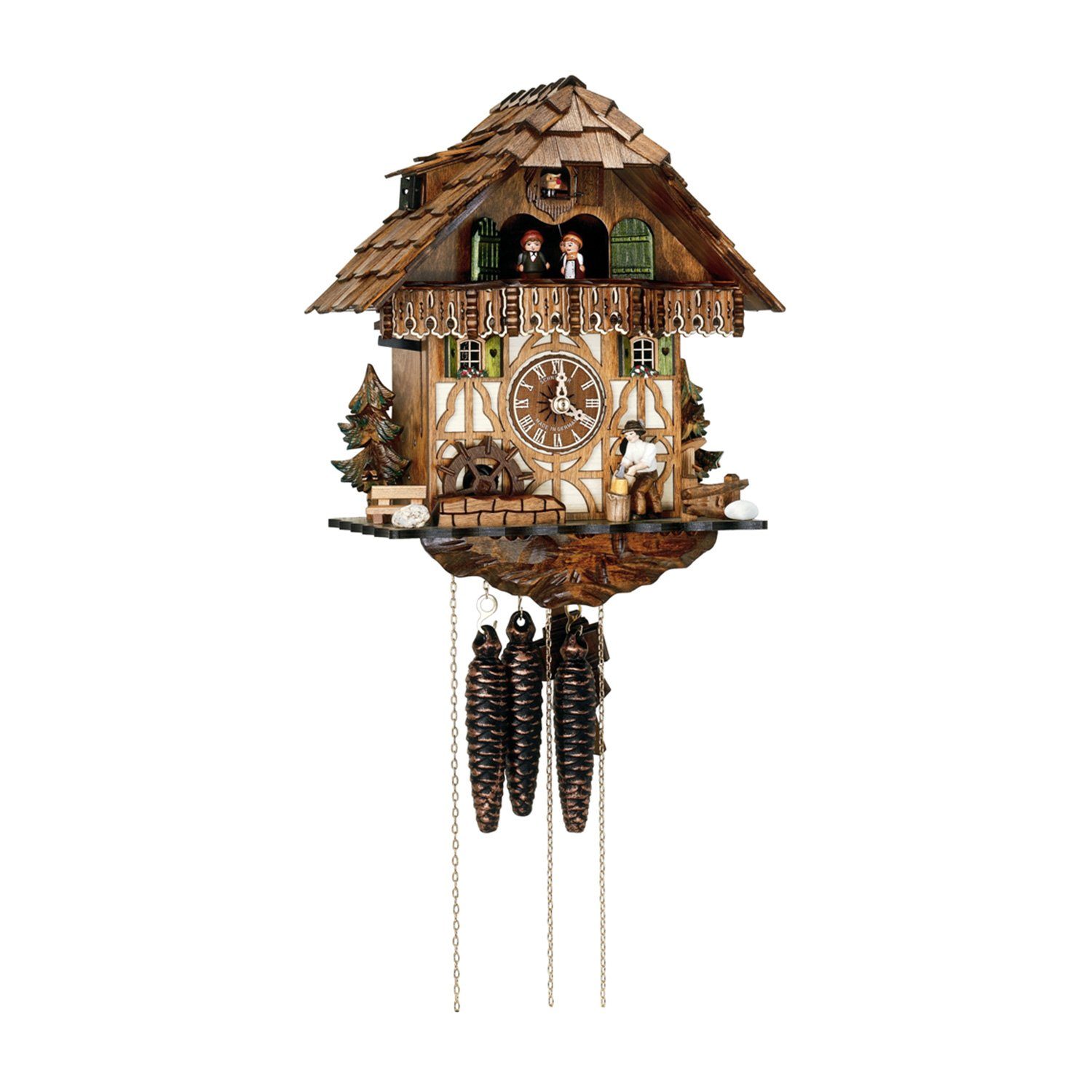Selva Technik Wanduhr Kuckucksuhr Eisenbach