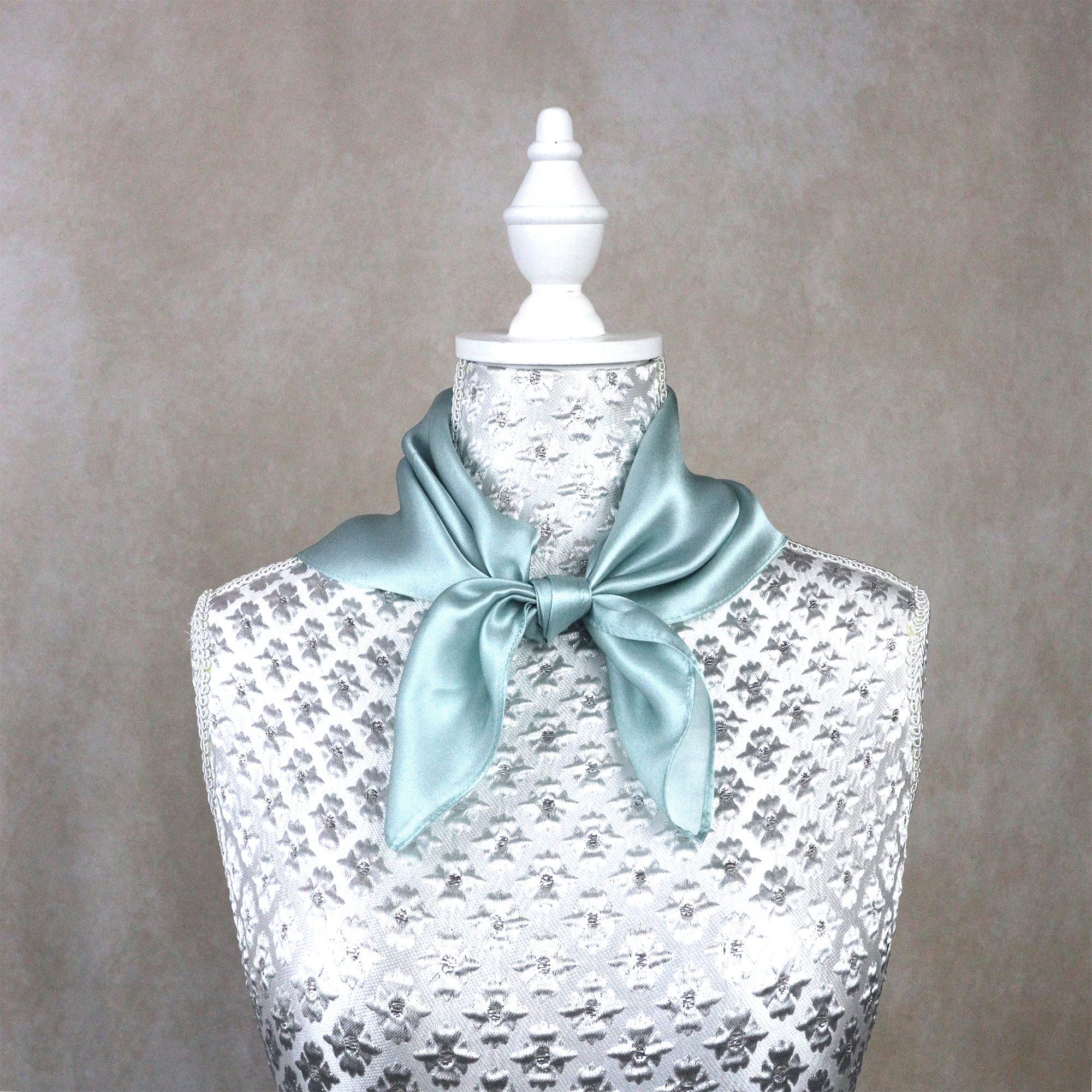 ZEBRO Modetuch Seidentuch Enzian