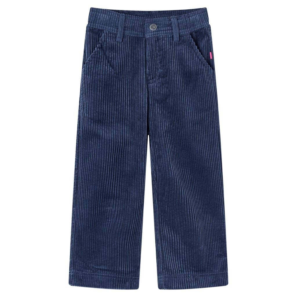 Cordschlupfhose Kinderhose Cord Marineblau 104