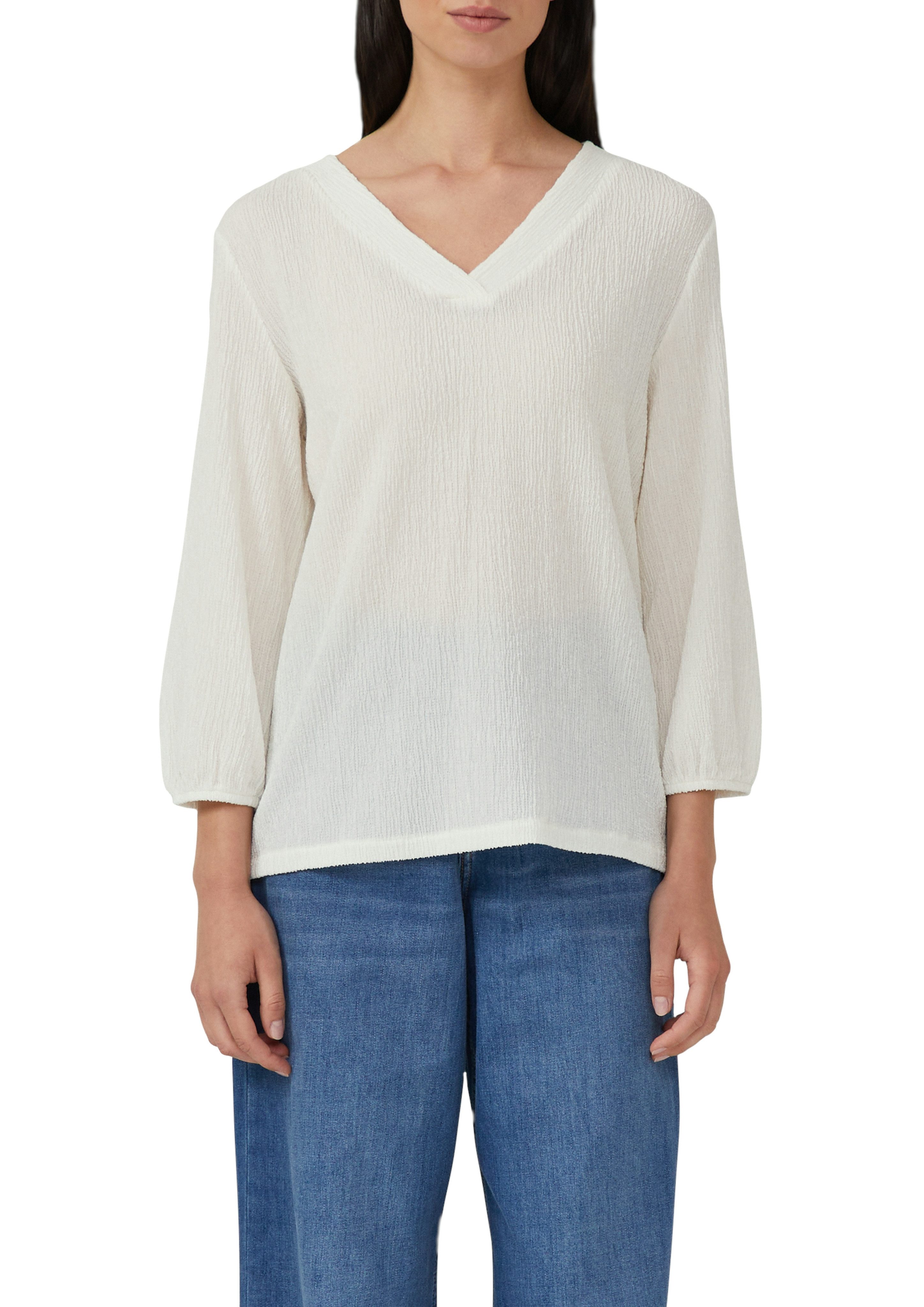 s.Oliver 3/4-Arm-Shirt mit V-Ausschnitt günstig online kaufen