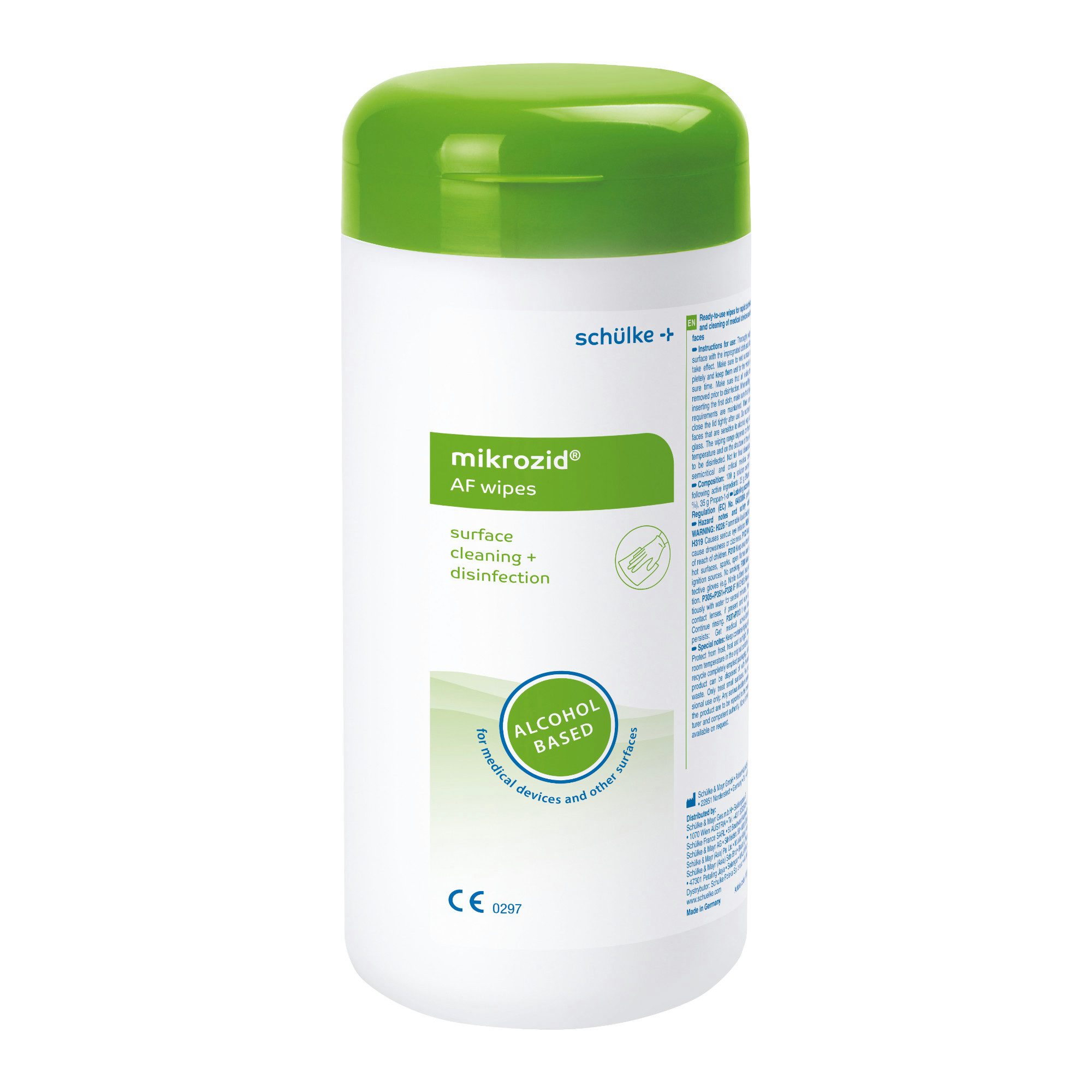 SCHÜLKE & MAYR GmbH mikrozid AF wipes - Desinfektionstücher für Oberflächen - 150 Tücher Oberflächen-Desinfektionsmittel