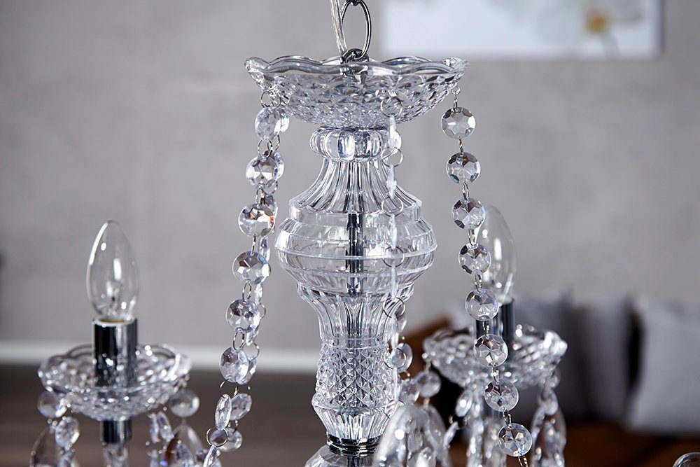 riess-ambiente Kronleuchter CRYSTAL 55cm klar, ohne Leuchtmittel, Hängelampe · Wohnzimmer · Acryl · Schlafzimmer · Barock Design – Bild 5 von 5