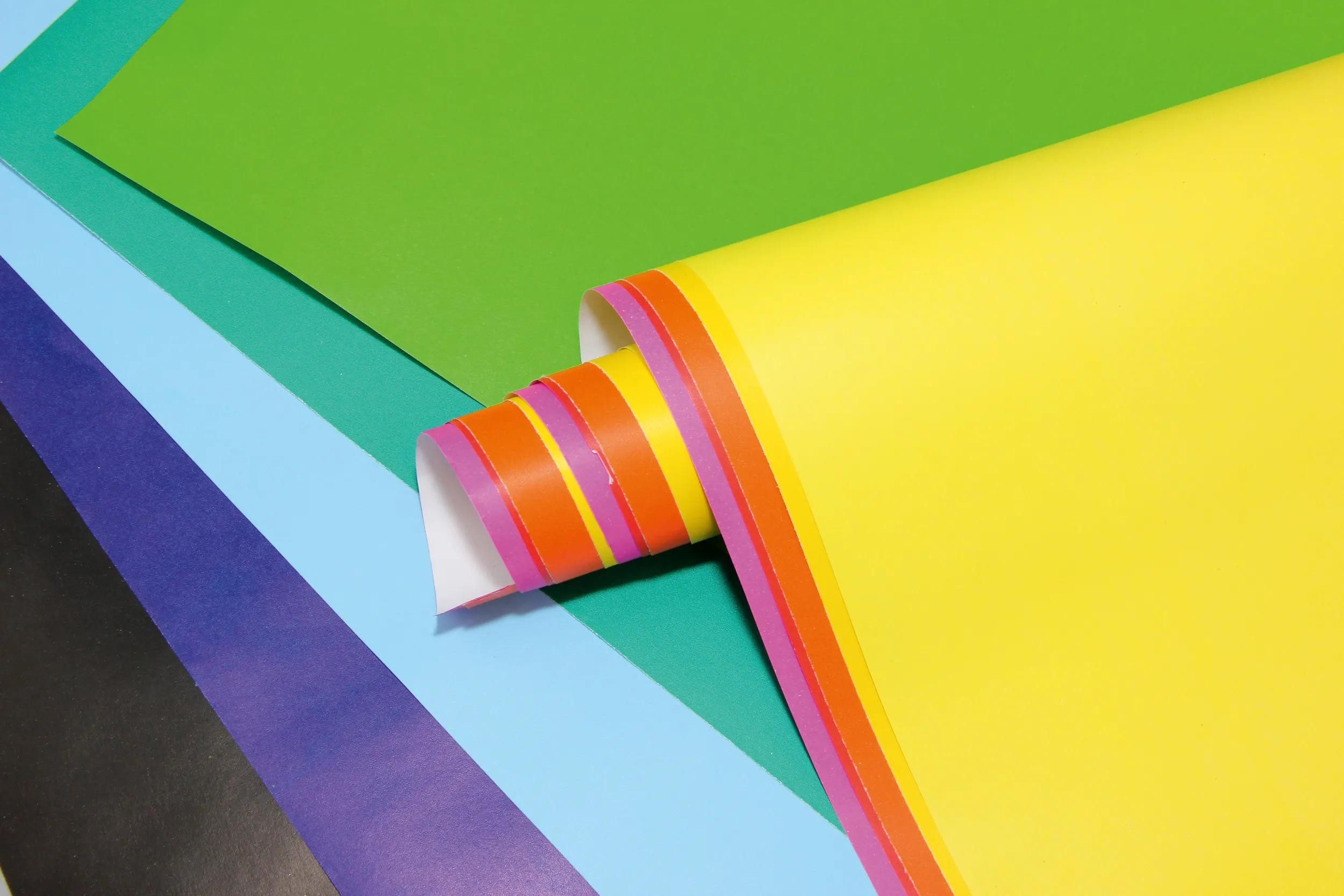 CLAIREFONTAINE Zeichenpapier Pack 25 Bögen Plakatpapier, 60x80cm, 90g - Sortierung 93800C, Einfarbiges Papier
