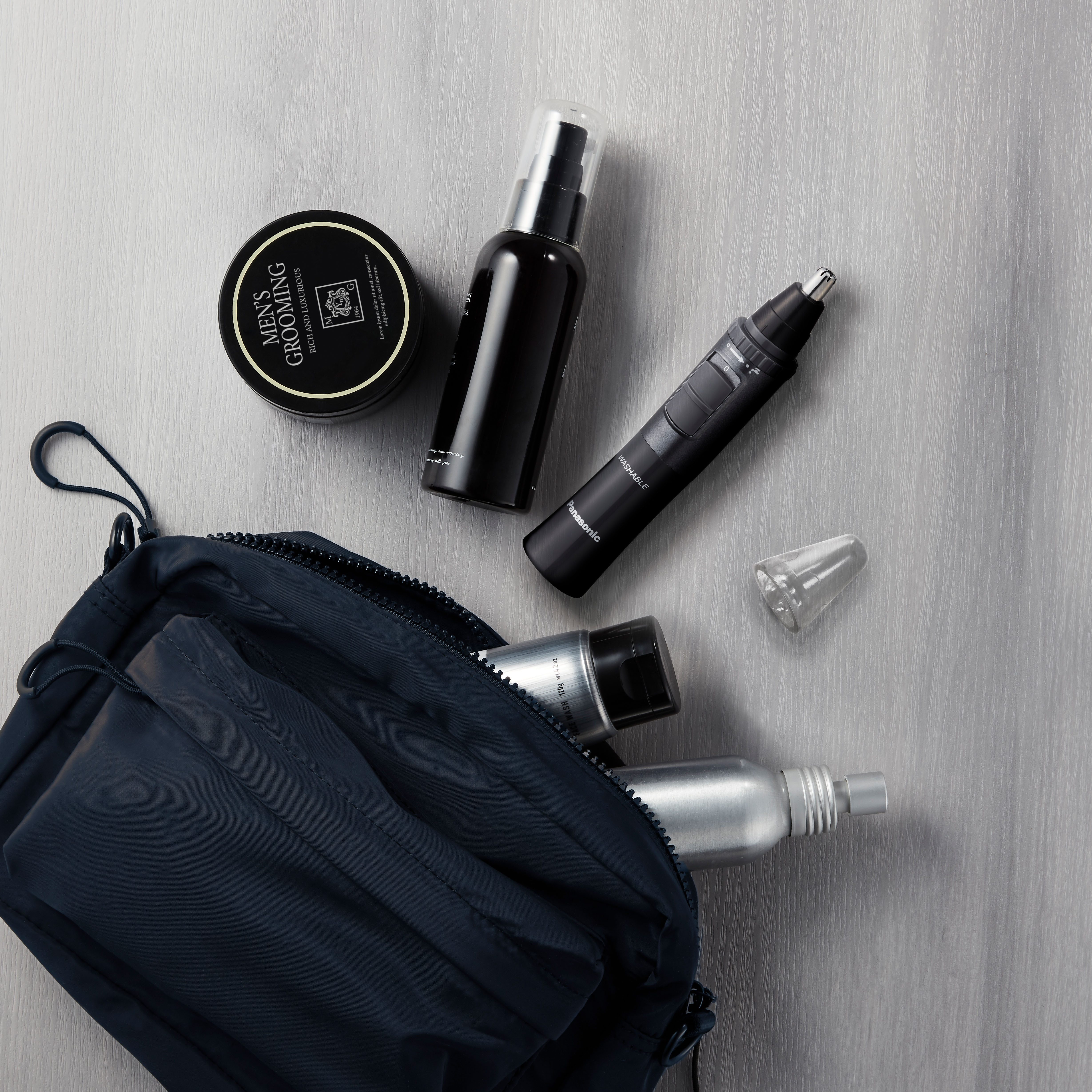 Panasonic Nasen- und Ohrhaartrimmer ER-GN33-H301, Hochwertige Klingen, ideal für unterwegs, hygienische Reinigung