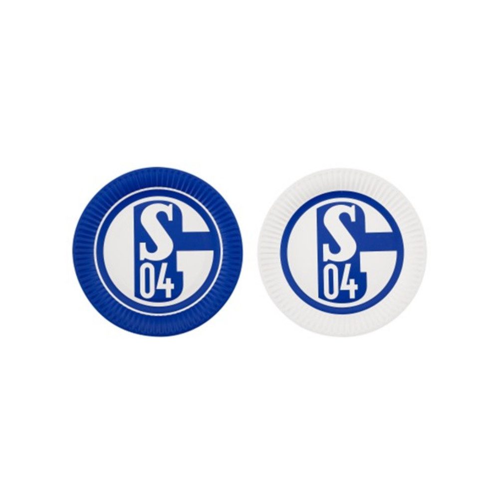 FC Schalke 04 Pappteller FC Schalke 04 Pappteller 10er Pack