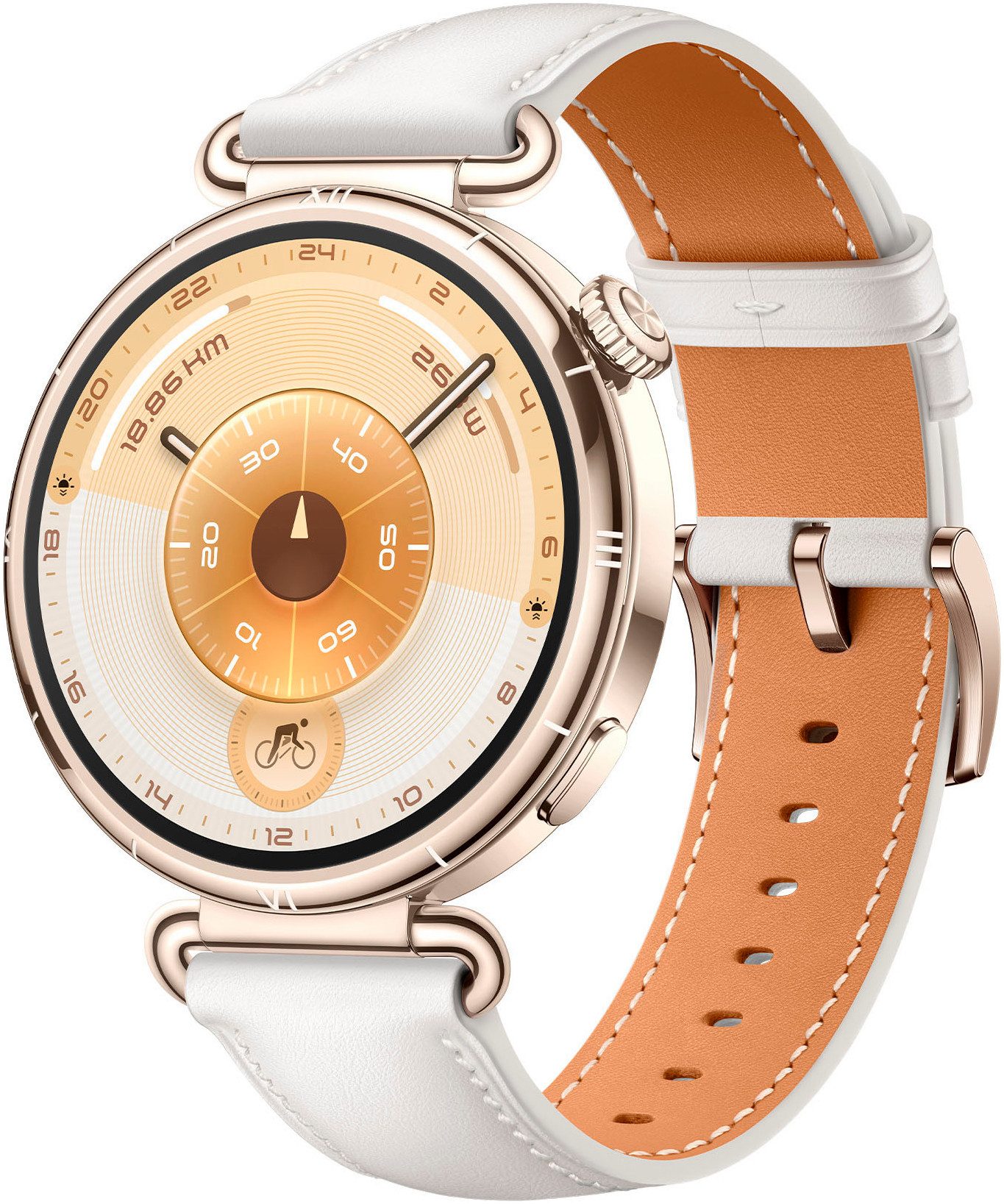 Huawei WATCH GT6 41 mm Smartwatch (3,35 cm/1,32 Zoll), Bis zu 14 Tagen Akkulaufzeit, Fahrrad-Features, Umfassend kompatibel