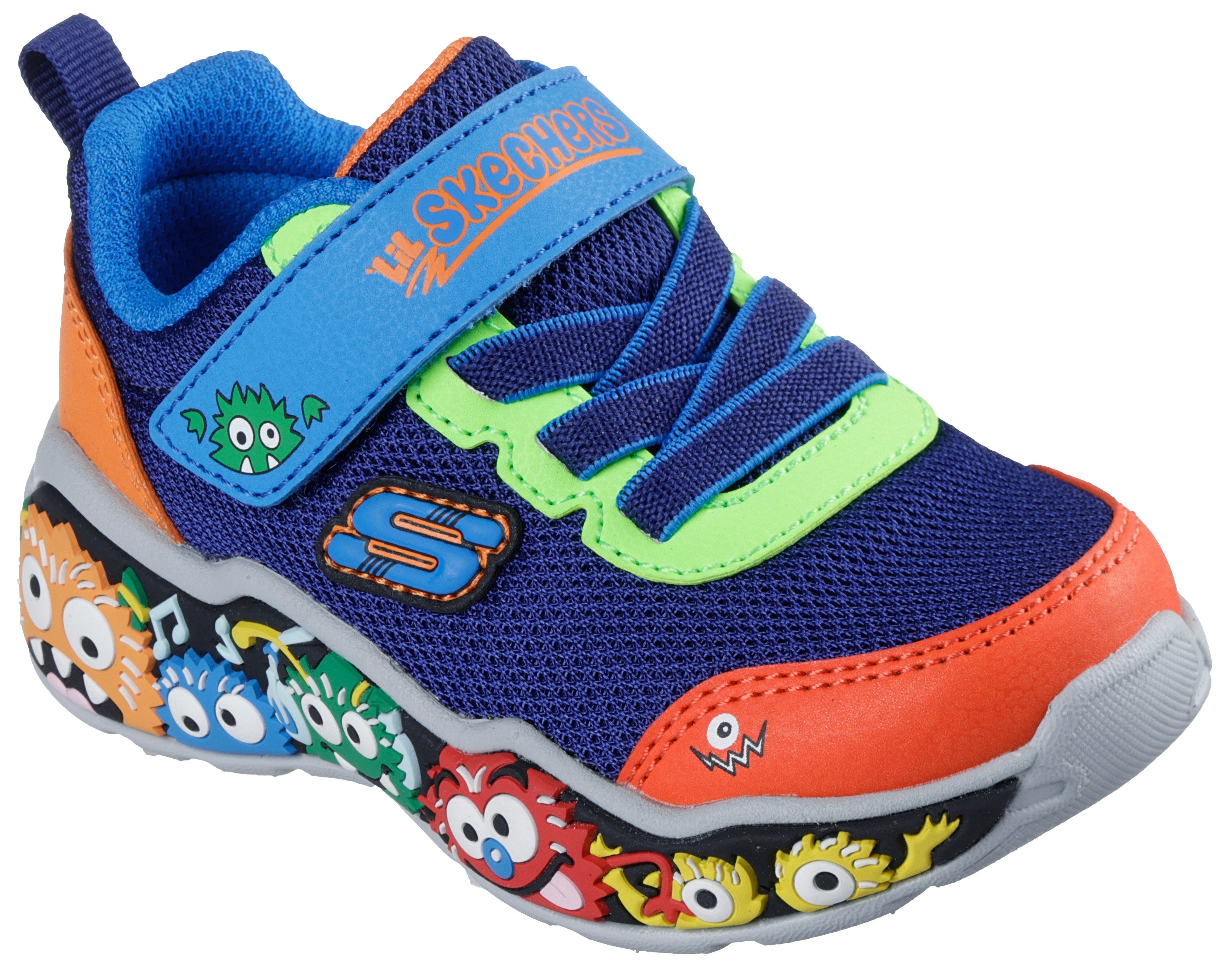 Skechers PLAY SCENE Lauflernschuh Freizeitschuh mit bedruckter Sohle, Größenschablone zum Download – Bild 3 von 4