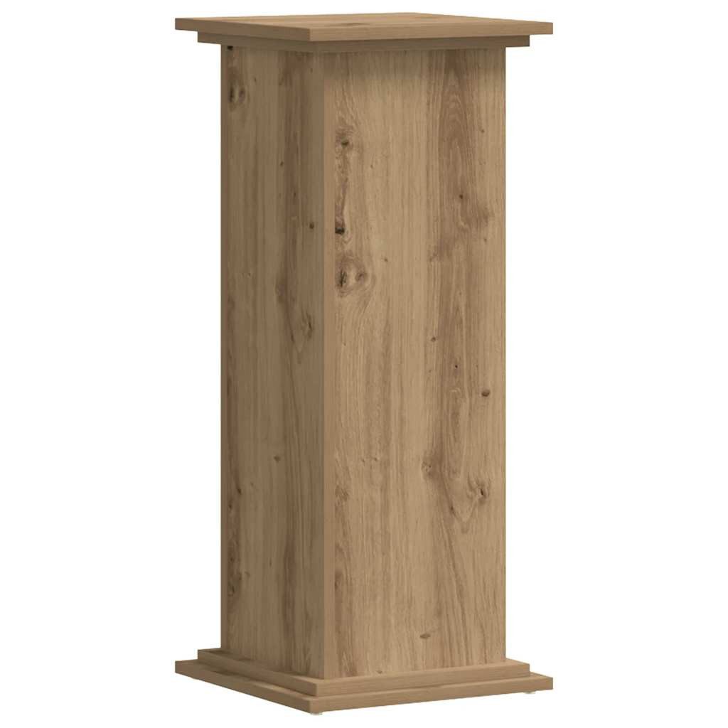 vidaXL Blumenständer Pflanzenständer Eiche 33 x 33 x 80 cm Holzwerkstoff (1 St)