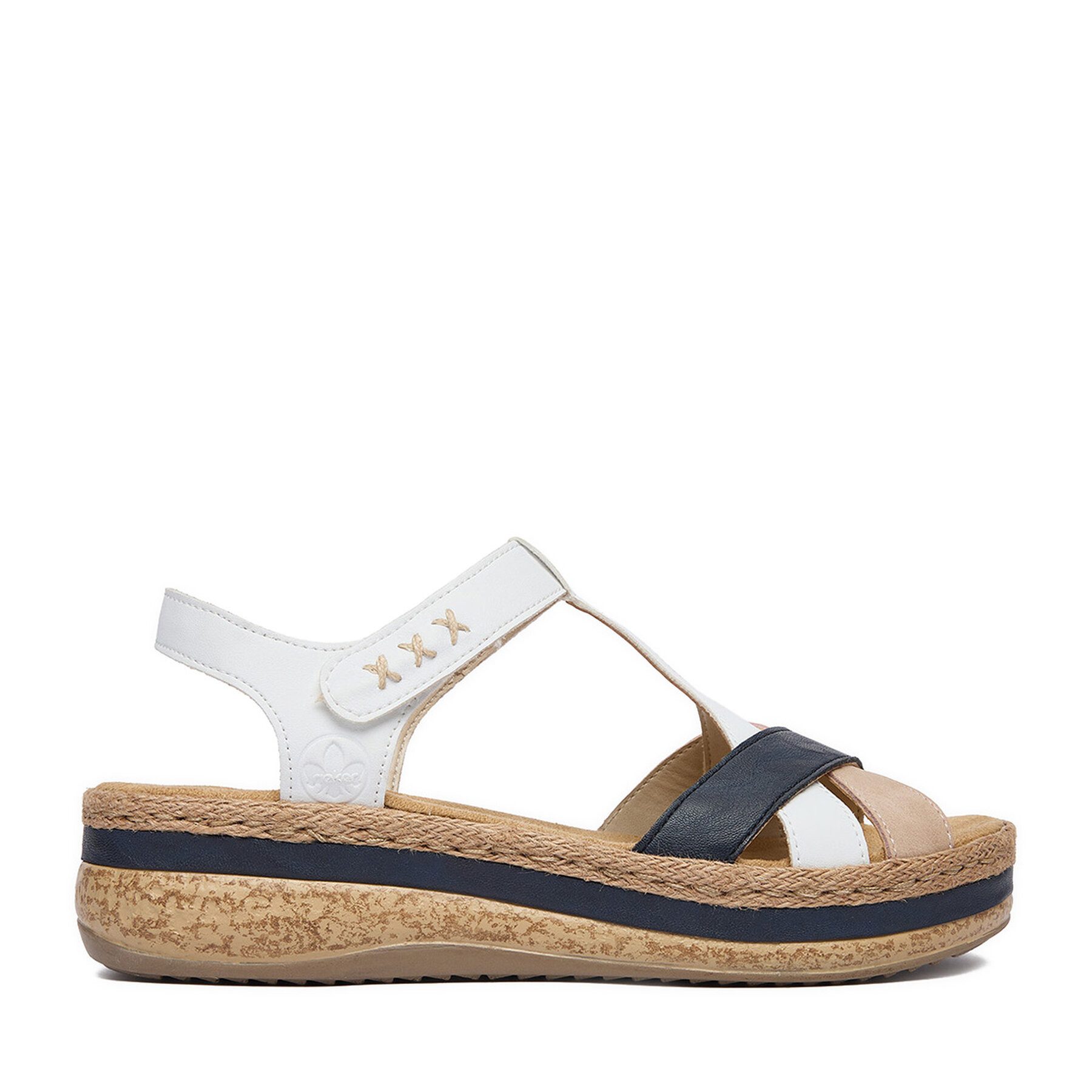 Rieker Rieker Damen-Sandalen Weiß V0919-81 Sandale