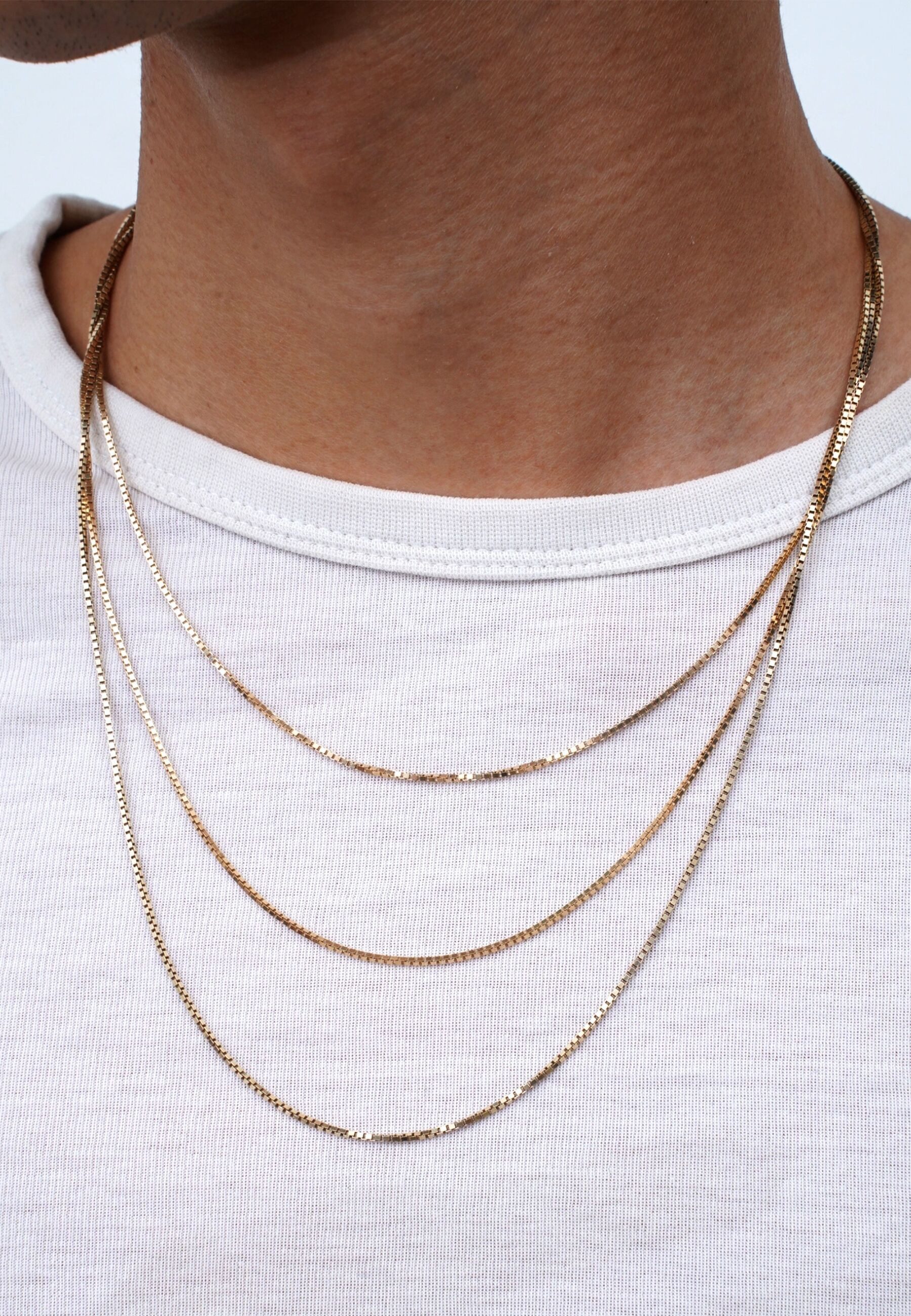 ENGELSINN Gliederkette Veneziana 585 Gelbgold, filigran gestaltet