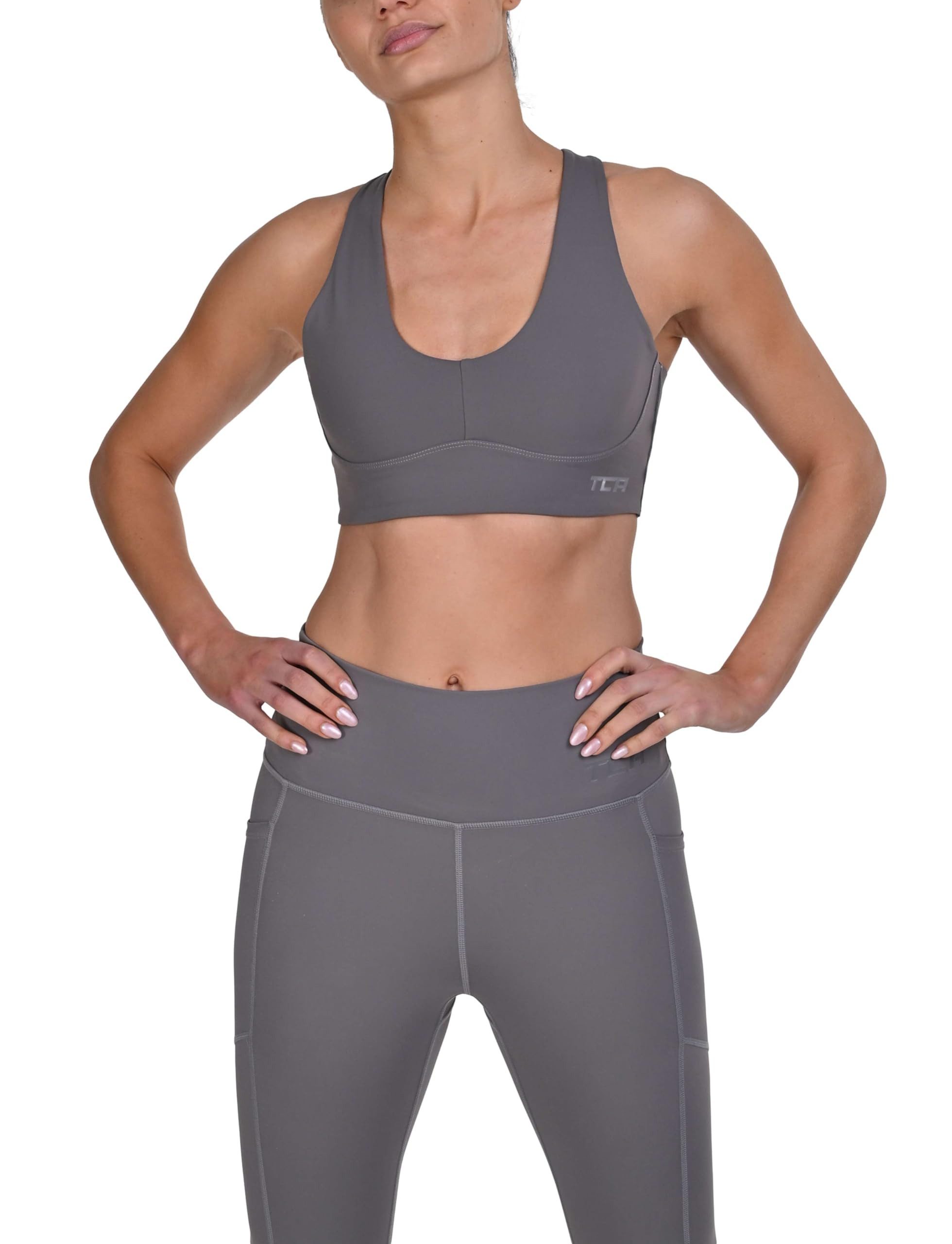 TCA Sport-Bustier TCA Racerback Sport-BH für Frauen mit herausnehmbaren Polstern, (1-tlg)
