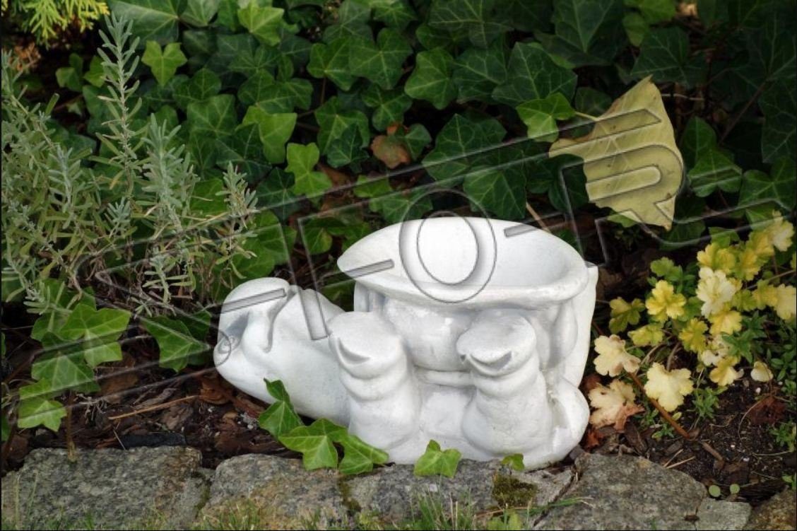 Garten JVmoebel Figuren Vase Gefäss Blumen Terrasse Blumenkorb Skulptur