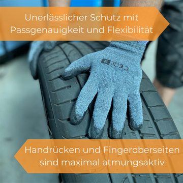 GarPet Mechaniker-Handschuhe Arbeitshandschuhe Arbeits Montage Handschuhe Stärke 10. Gr. 11 1 Paar
