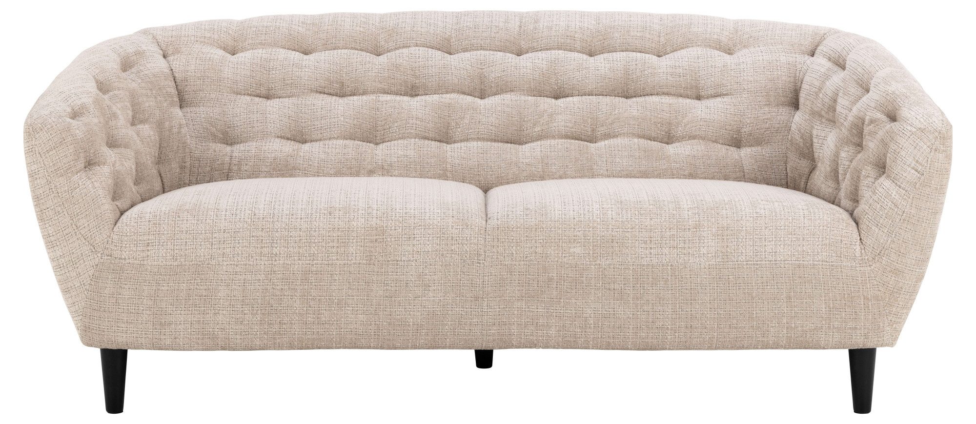 ACTONA GROUP 3-Sitzer Ria, Chenille beige, mit Taschenfederkern, 191x84x78 cm
