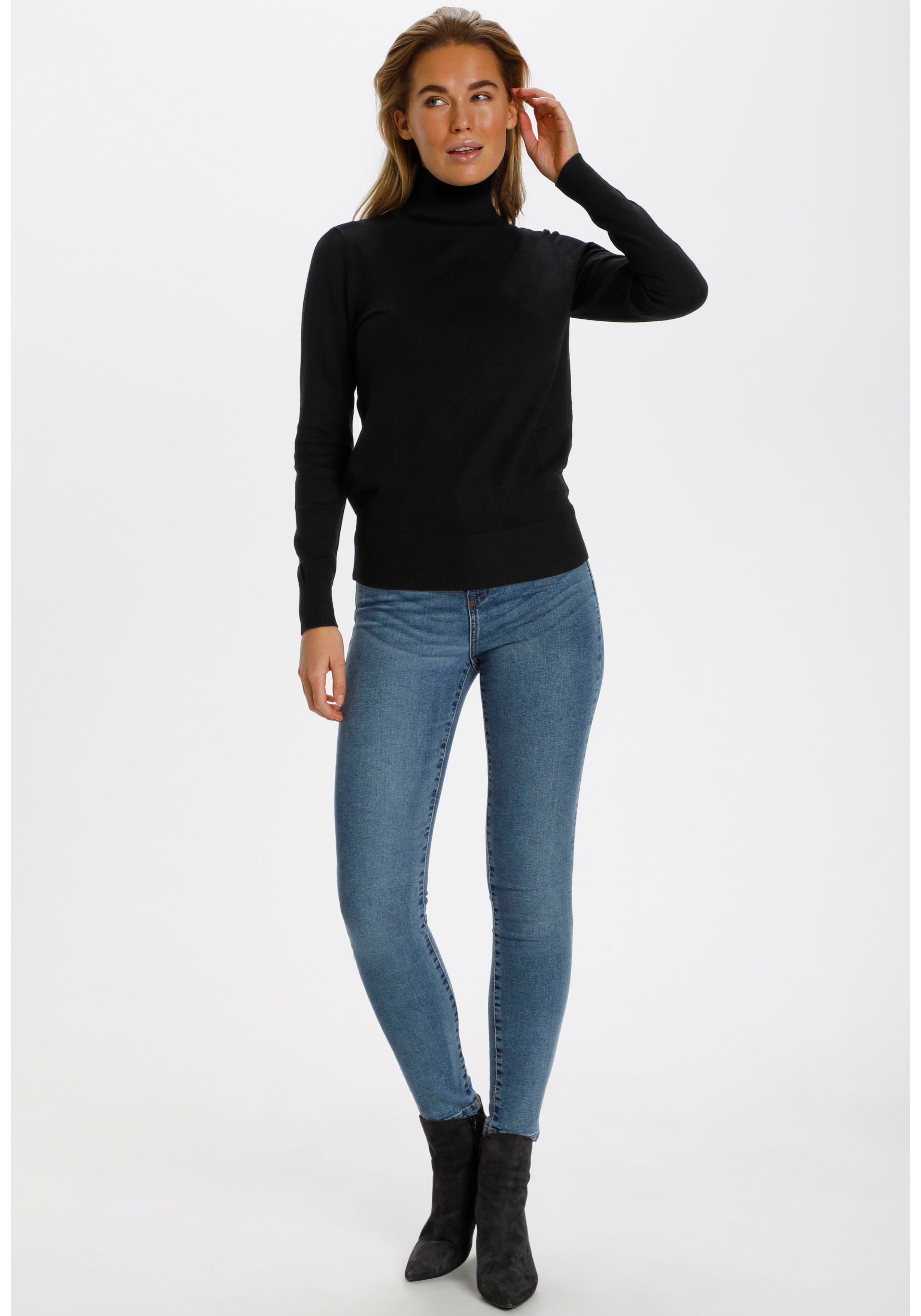 Saint Tropez Rollkragenpullover MilaSZ J2046 mit Viskose günstig online kaufen