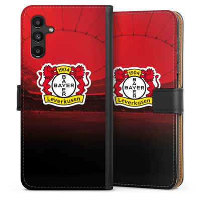 DeinDesign Handyhülle Bayer 04 Leverkusen Fußball Offizielles Lizenzprodukt, Samsung Galaxy A04s Hülle Handy Flip Case Wallet Cover