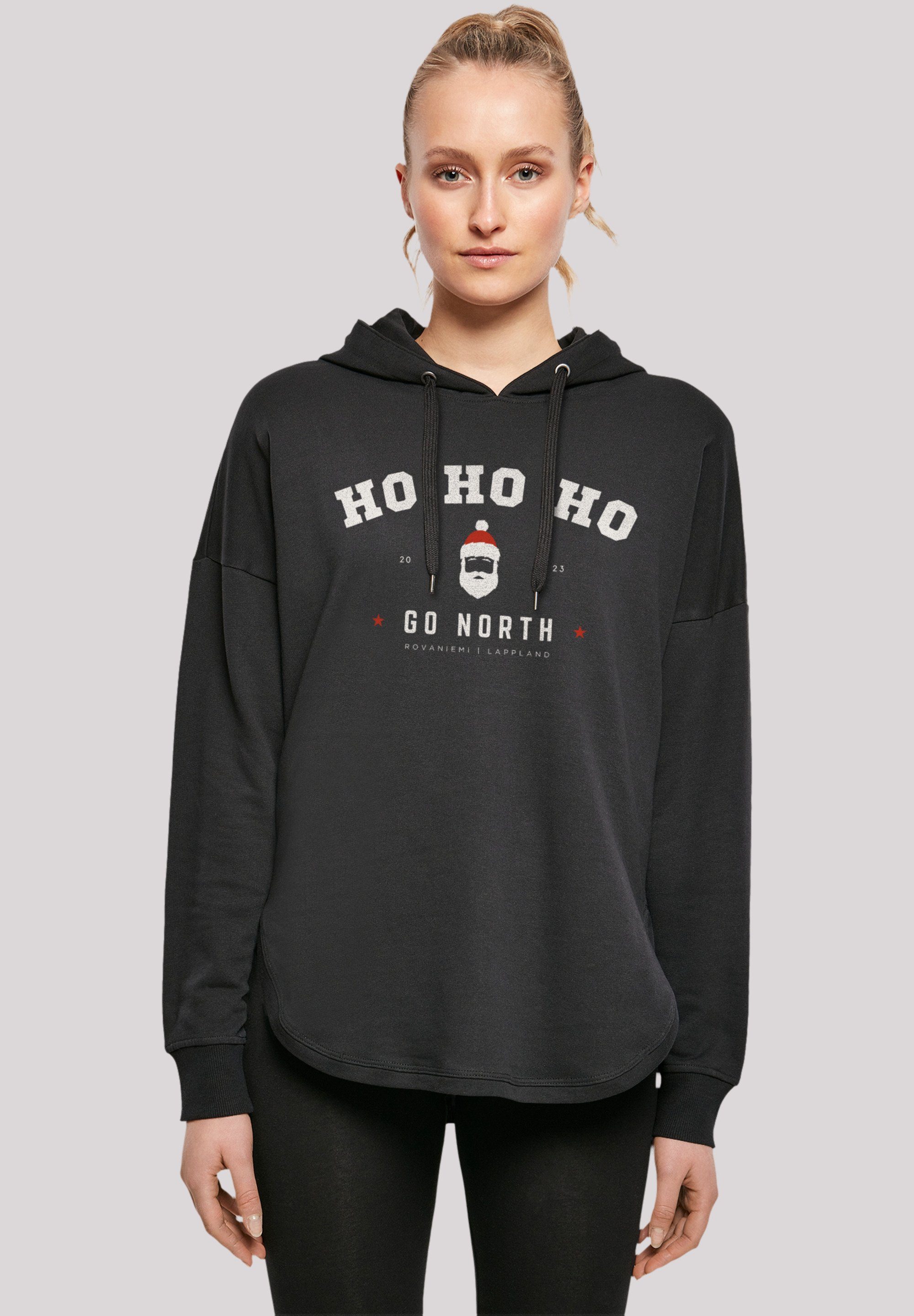 Santa Ho Weihnachten, F4NT4STIC Geschenk, Weihnachten Ho Claus Logo Ho schwarz Sweatshirt