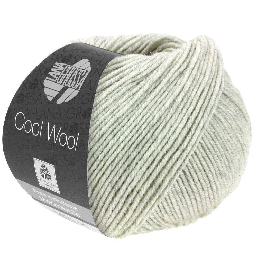 LANA GROSSA COOL WOOL pflegeleichtes Strickgarn extrafeine Merinowolle Häkelwolle, 160 m (Strickgarn aus extrafeiner Merinowolle, kuschelig weich und pflegeleicht), 50 g
