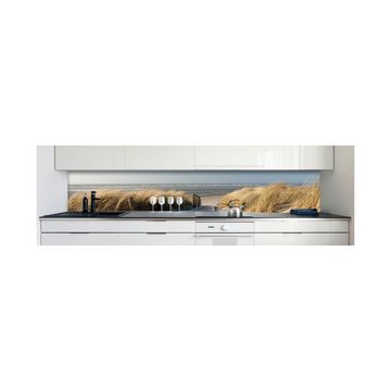 DRUCK-EXPERT Küchenrückwand Küchenrückwand Ostsee Strand Hart-PVC 0,4 mm selbstklebend