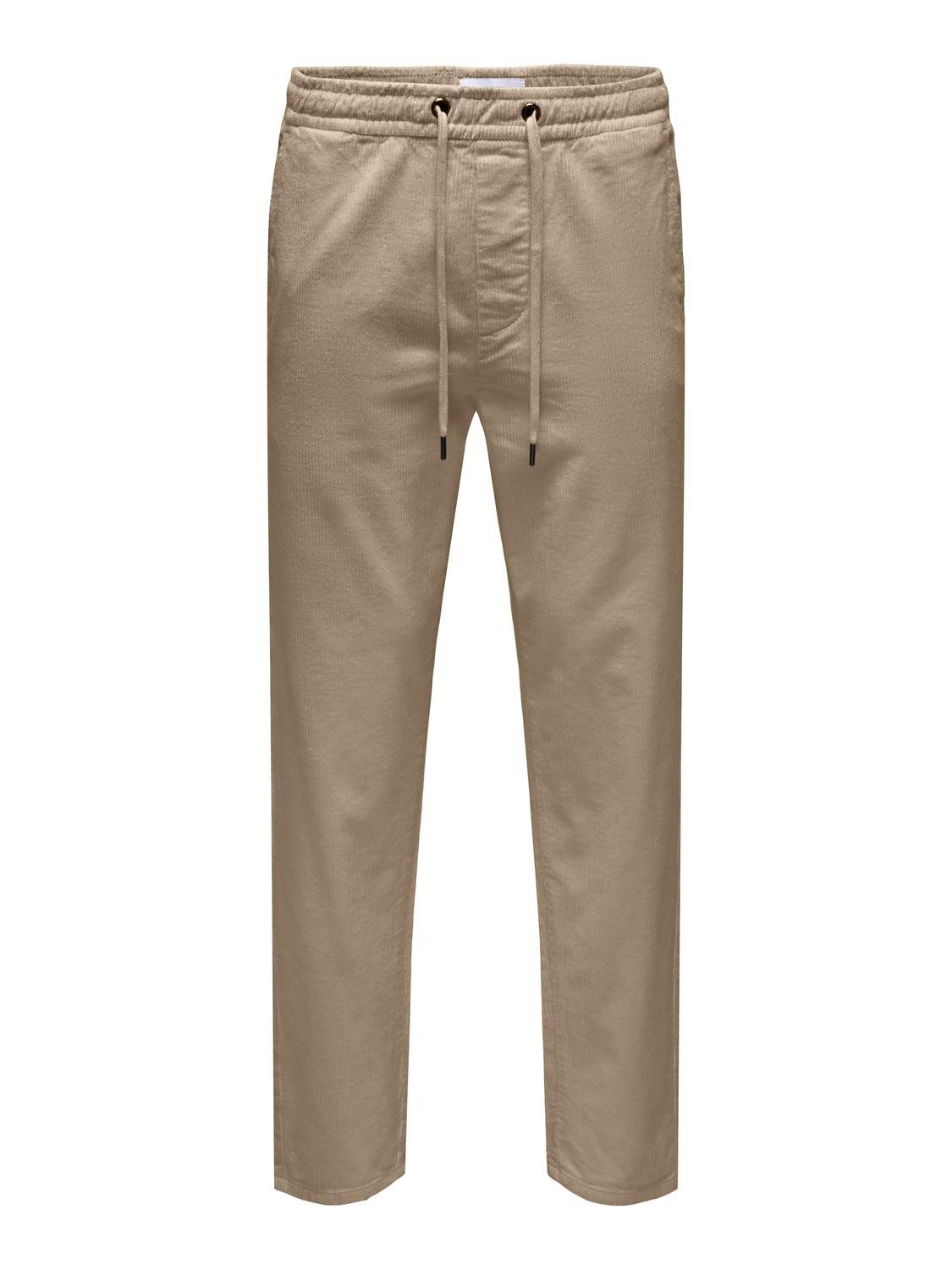 ONLY & SONS Cordschlupfhose ONSLINUS TAP CORDUROY 0185 PANT NOOS Baumwollmischung, regular fit
