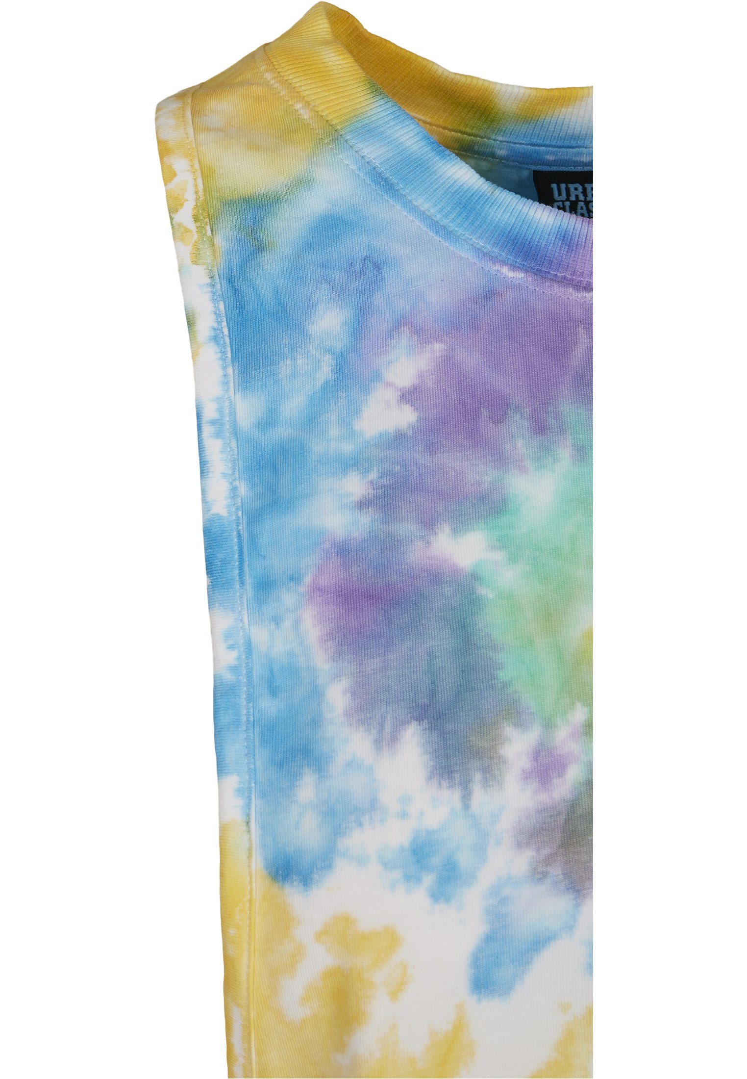 URBAN CLASSICS Muskelshirt Damen Ladies Top Short Tie Dye Loose Tank (1-tlg)