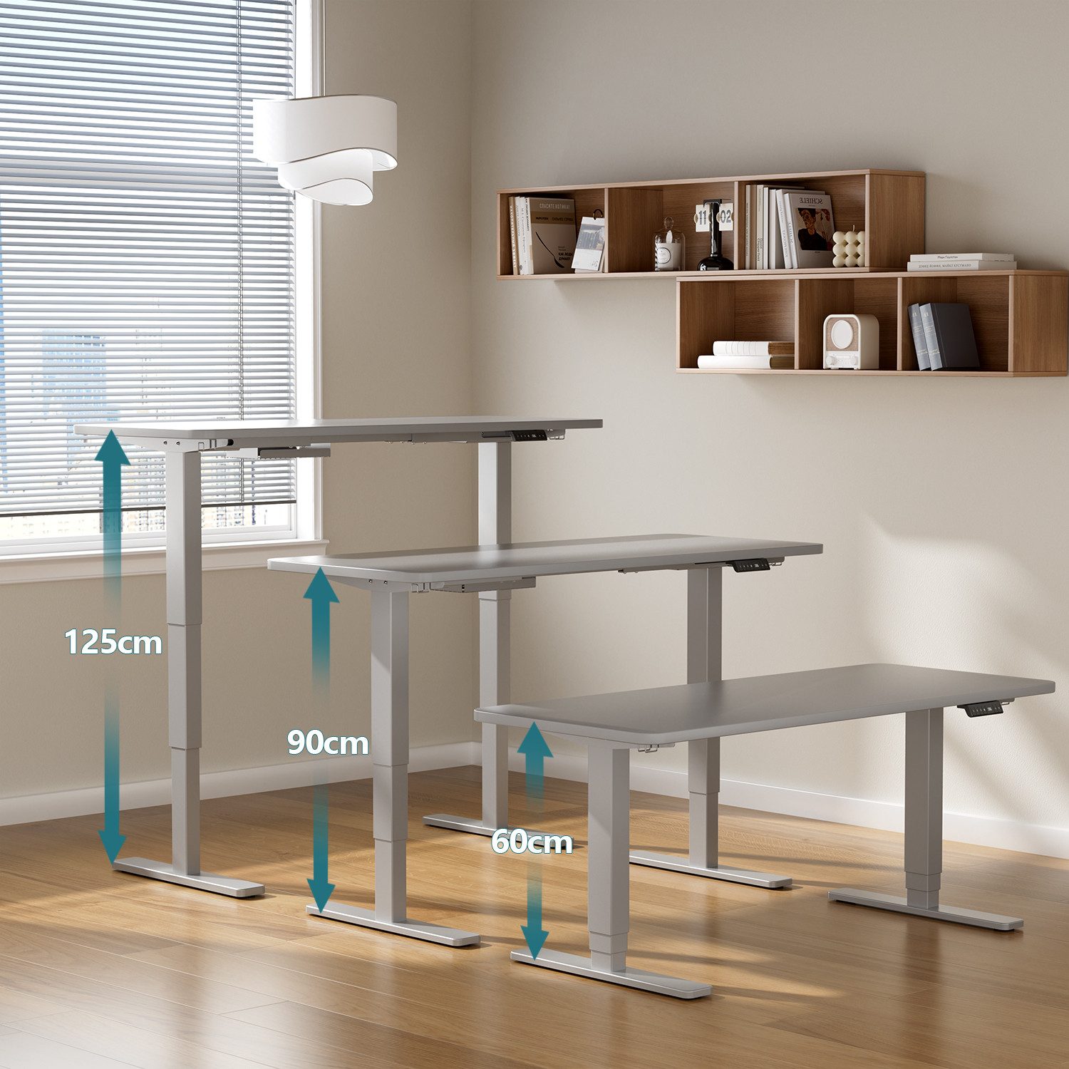 HOMALL Tischgestell Tischgestell Elektrisch Schreibtisch Höhenverstellbares günstig online kaufen