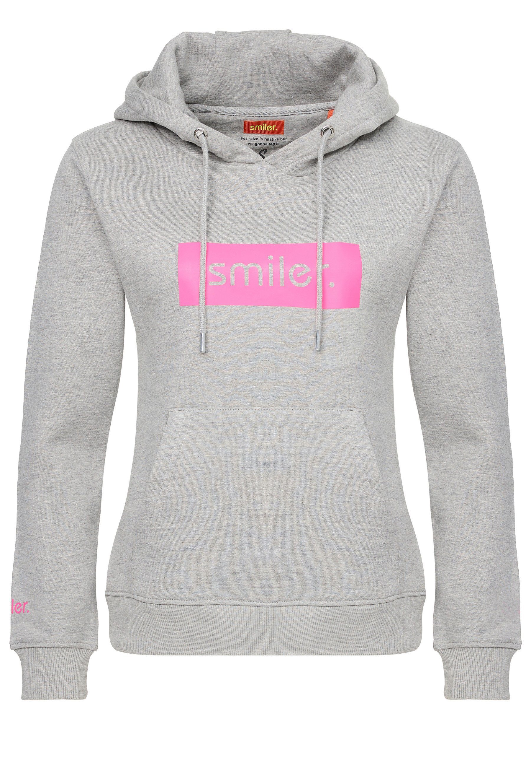 smiler. Kapuzensweatshirt Happy. mit Kapuze günstig online kaufen
