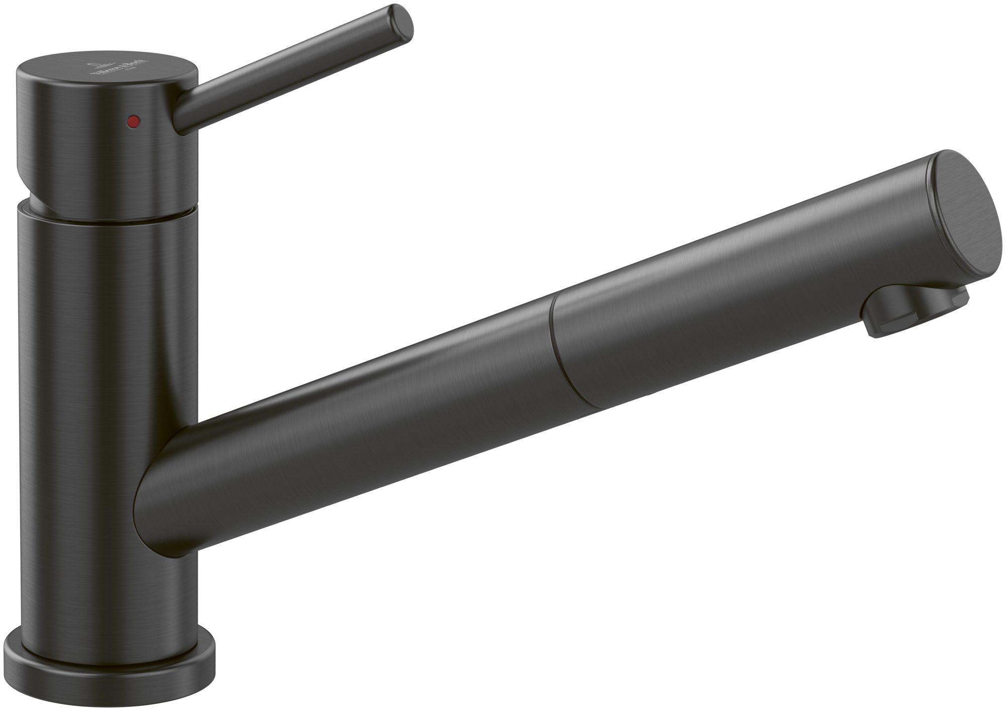 Villeroy & Boch Küchenarmatur Armatur Como Shower 92520005 Edelstahl Anthracite Hochdruck