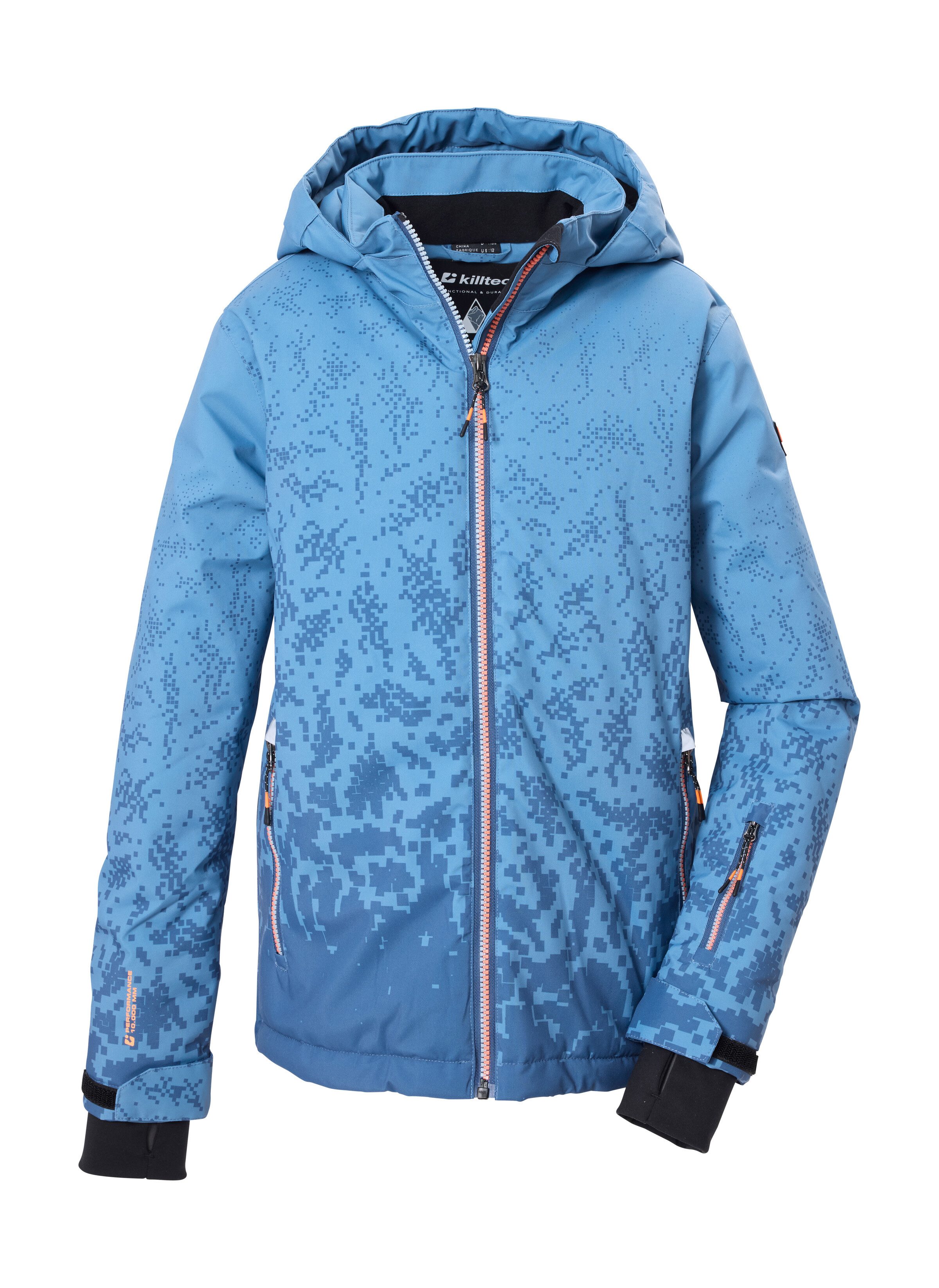 Killtec Skijacke KSW 204 BYS SKI JCKT Wind- und wasserdichte Ski-Jacke mit All-over-Print und Kapuze