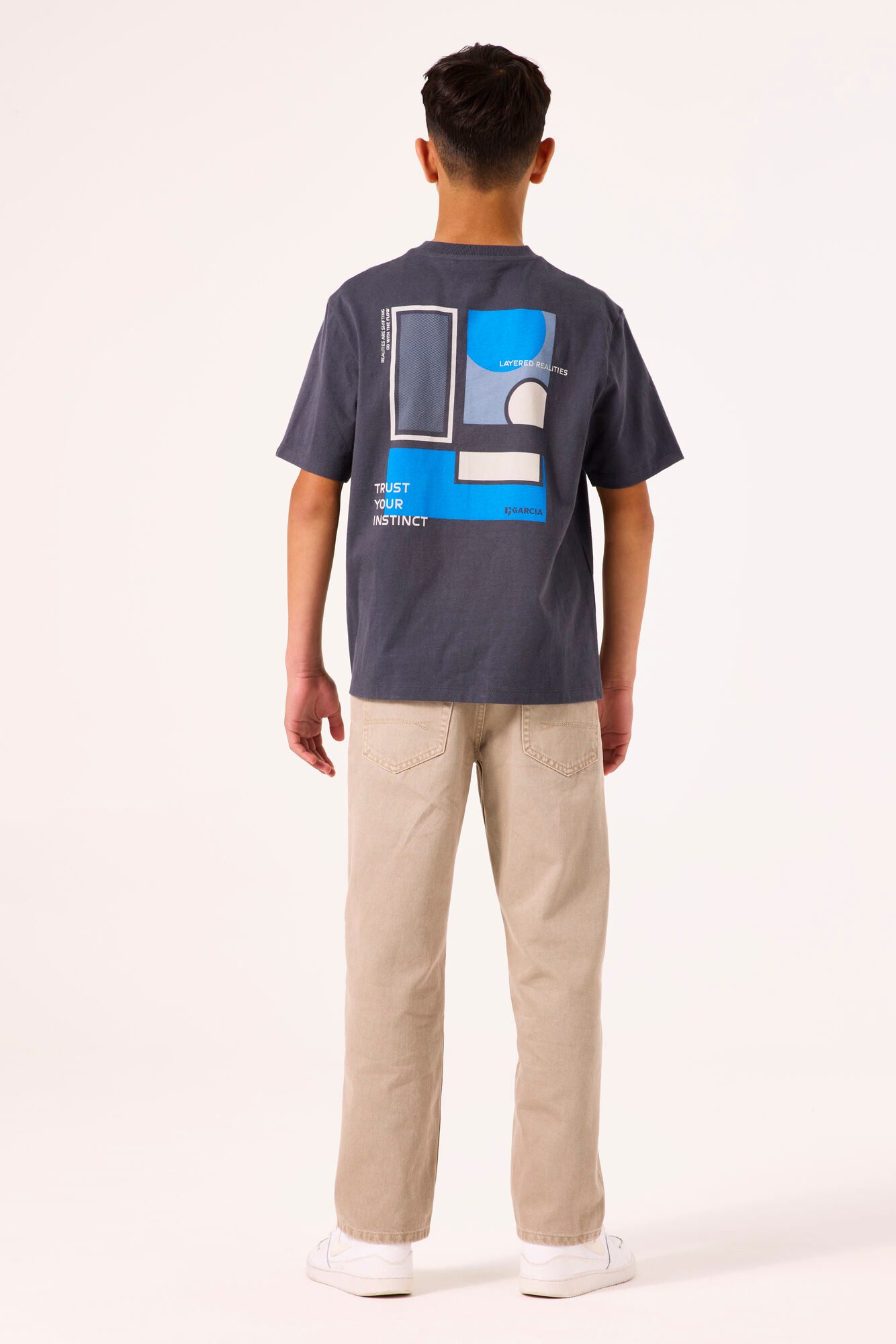 Garcia Chinohose Straight Fit, Relaxed Waist