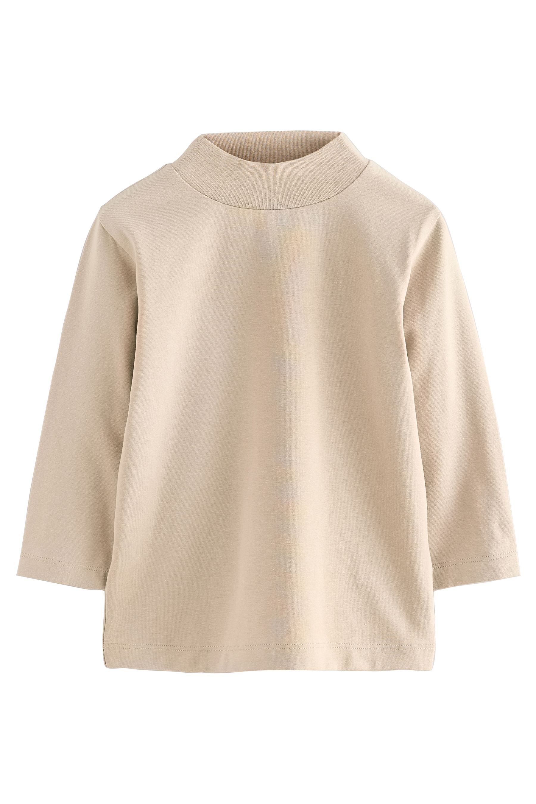 Langarmshirt Langarmshirt mit Rollkragen im 2er-Pack