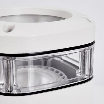 hofstein Außen-Wandleuchte »Acaia« AußenAußenleuchte aus Metall in weiß, ohne Leuchtmittel, moderne Wandlampe mit Up & Down-Effekt, 2xGU10 max. 18 Watt