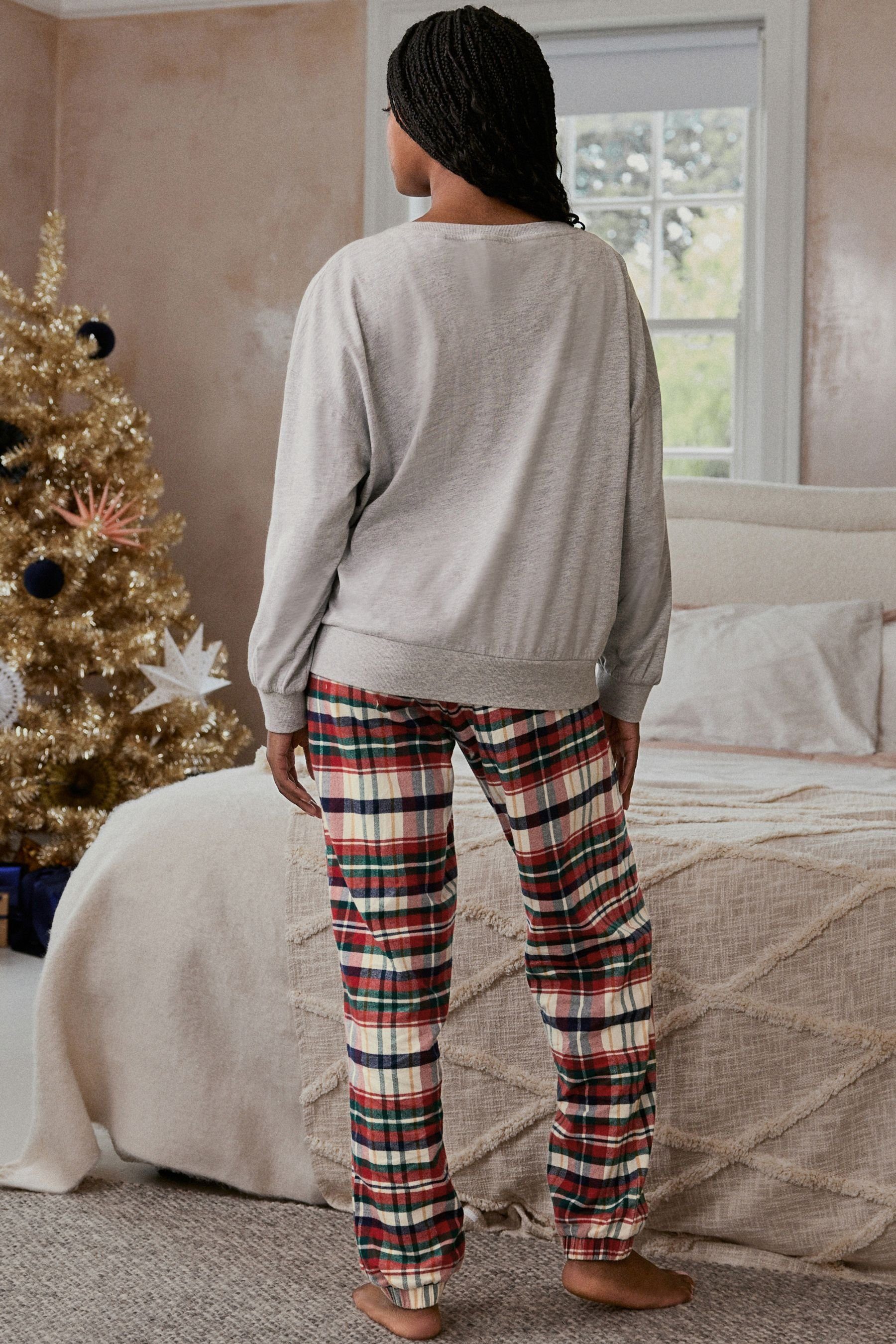 Damen für Next tlg) (2 Baumwollpyjama Pyjama (Familienkollektion)