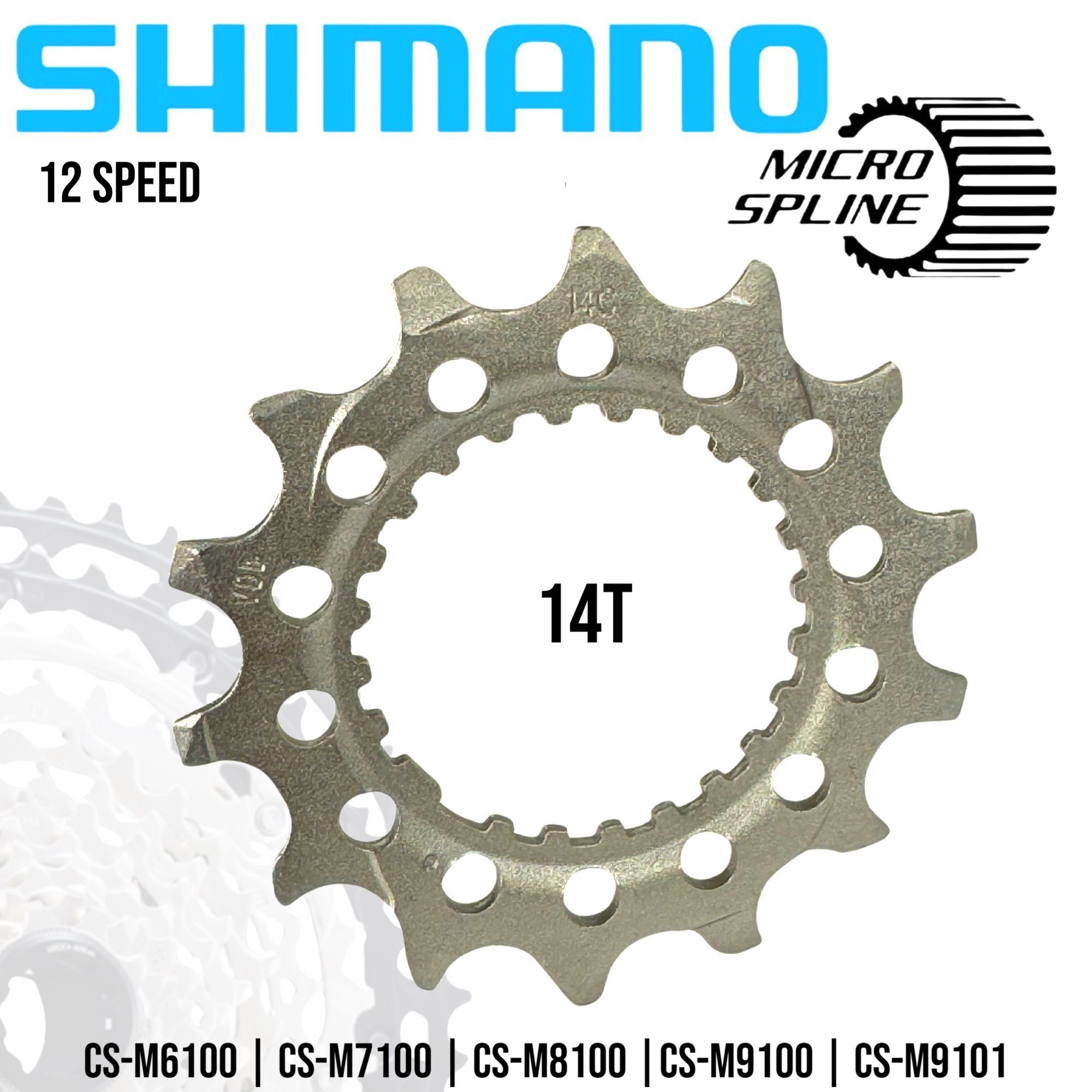 Fahrradkurbel Shimano Deore SLX XT XTR MTB Kassetten Verschleiß Ersatz Ritzel 14 Z