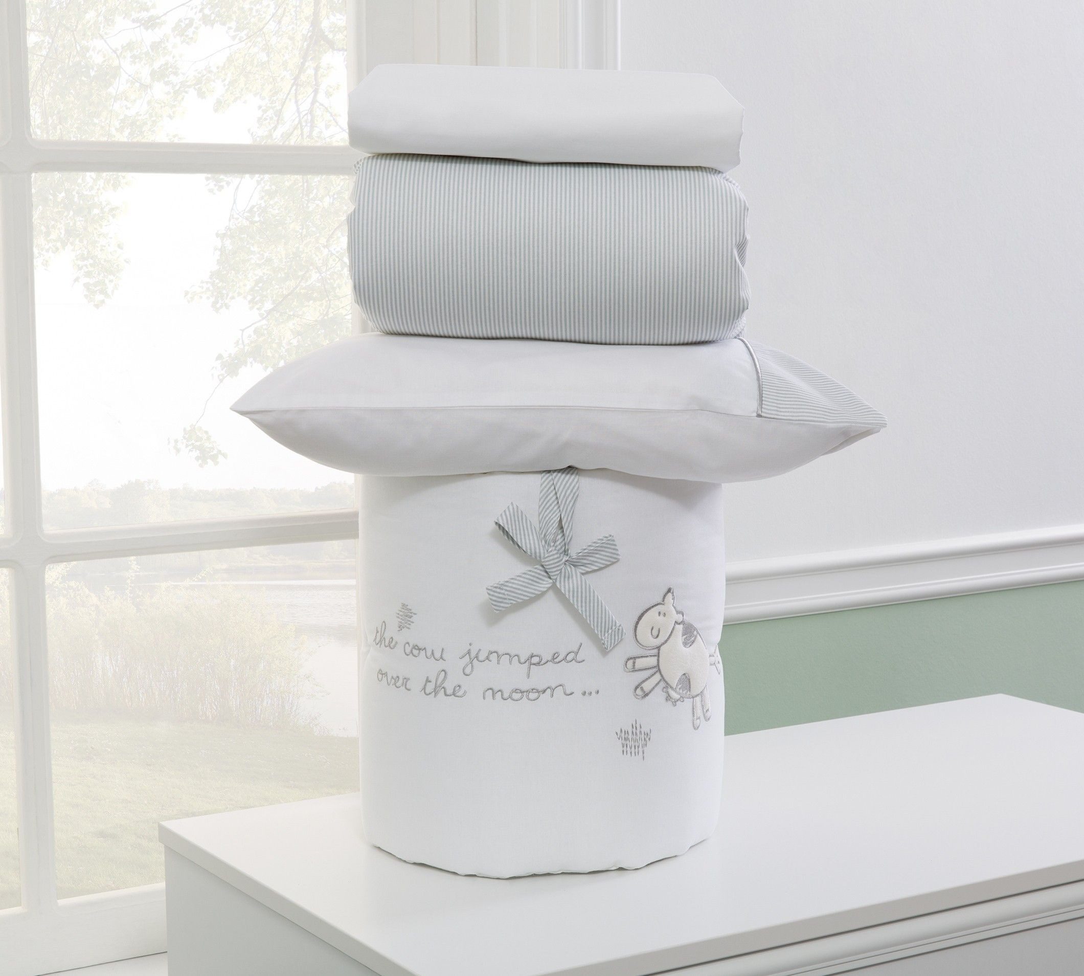 Möbel-Zeit Babybettwäsche COTTON Bettwäsche-Set, 70x140 cm, 6 teilig